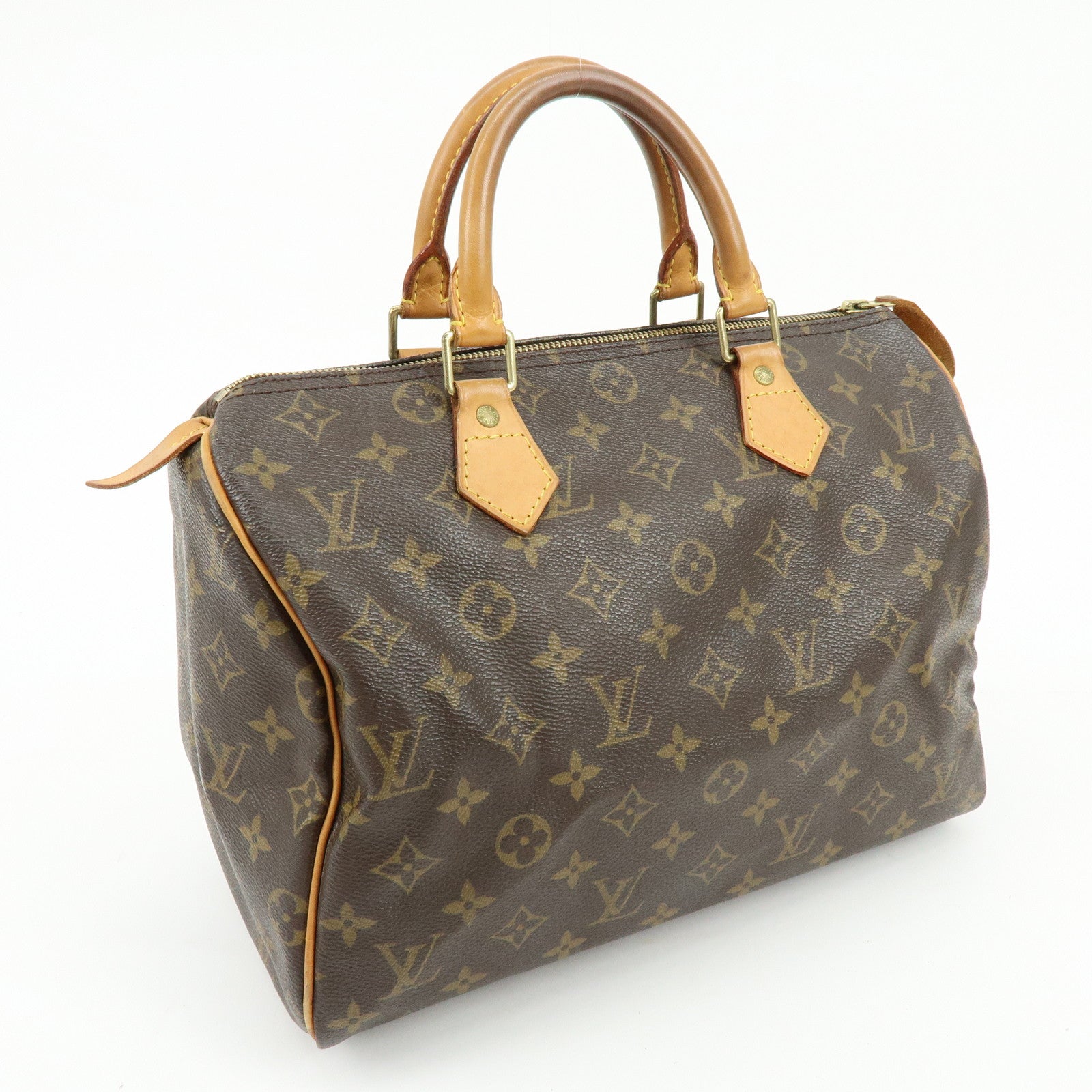 Louis Vuitton Monogram Speedy 30 Boston Bag Hand Bag Brown M41526
