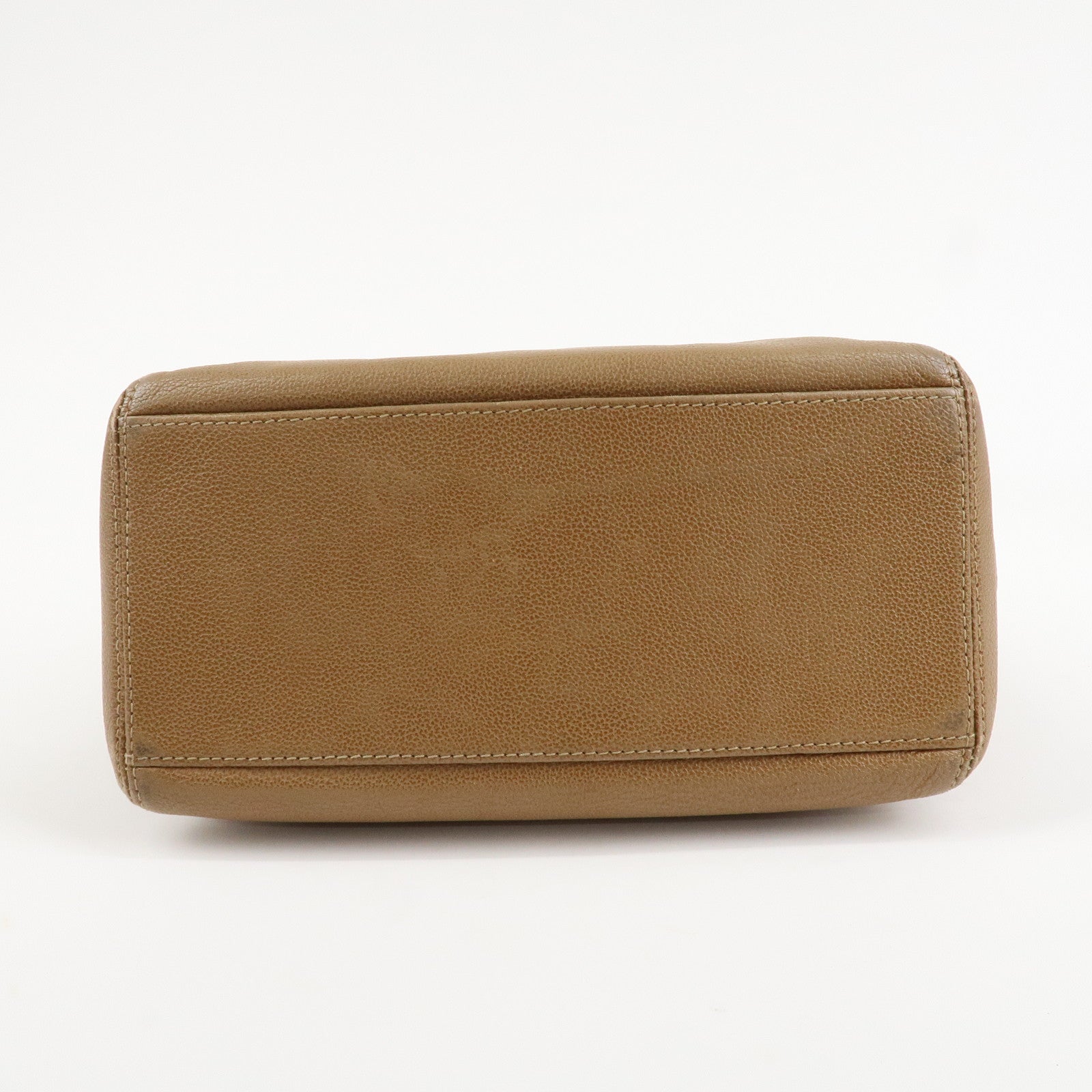 CHANEL COCO Mark Caviarskin Leather Bag Tote Bag Shoulder Bag Beige Used