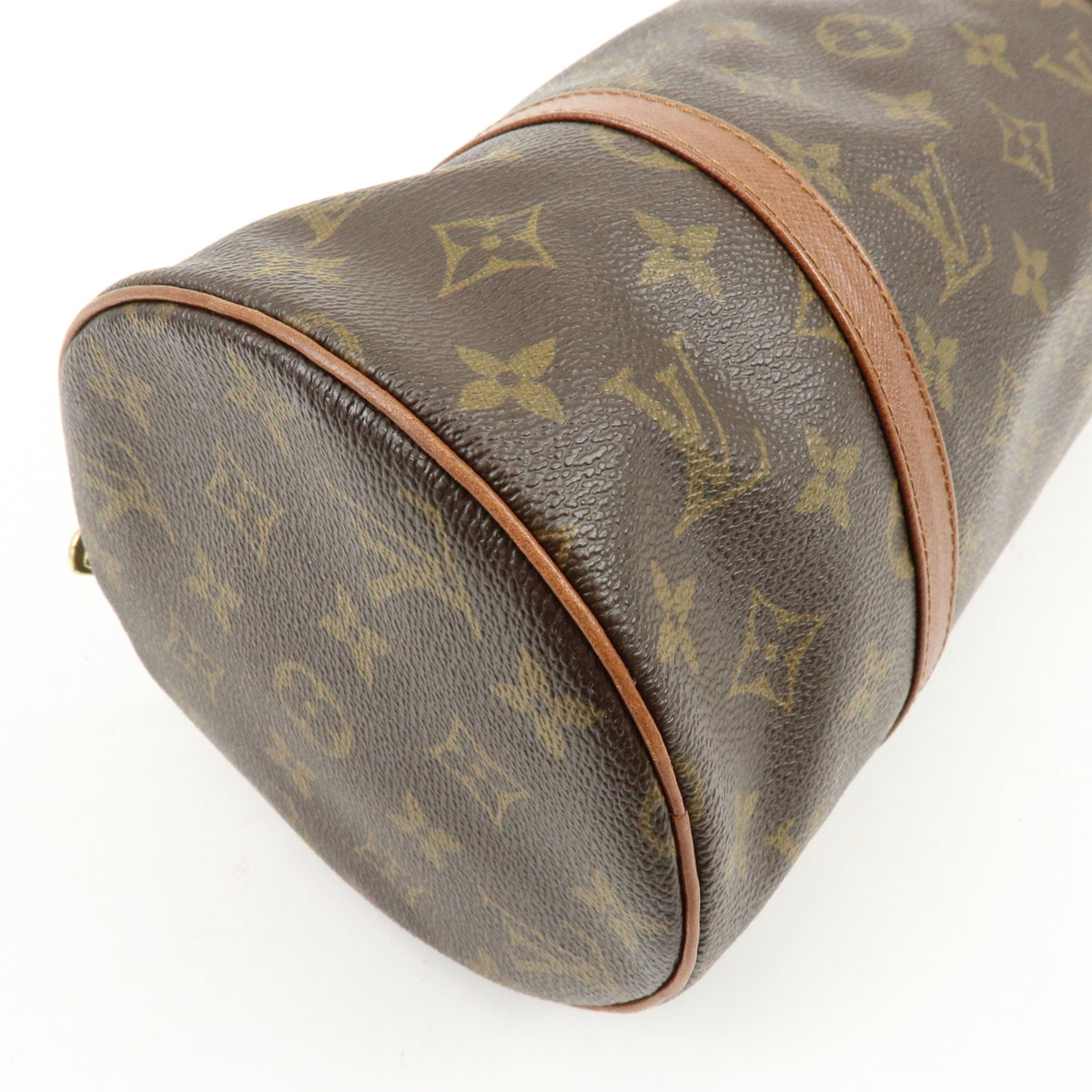 Louis Vuitton Monogram Papillon 30 Hand Bag Brown M51365
