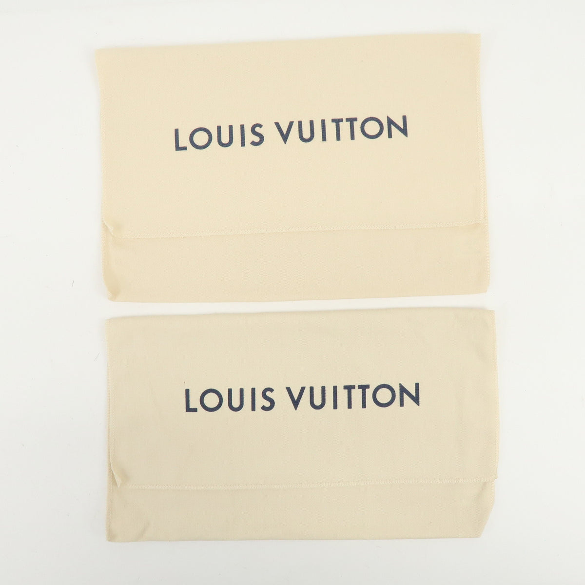 Louis Vuitton Lot of 15 Dust Bag Storage Bag Flap Style Beige