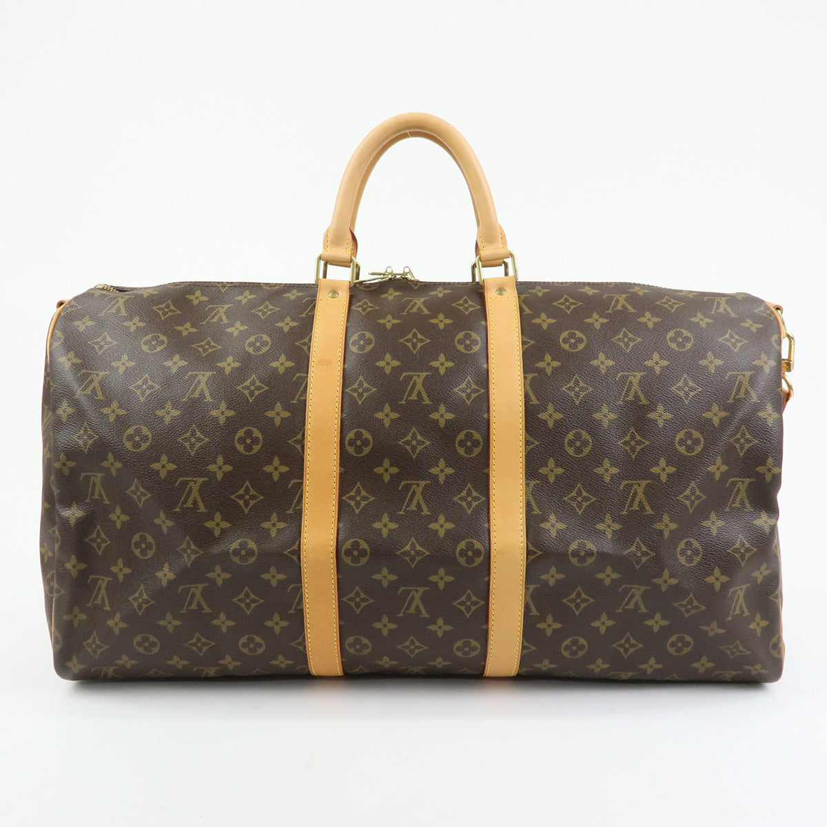 Louis Vuitton Monogram Keep All Bandouliere 55 Boston Bag M41414