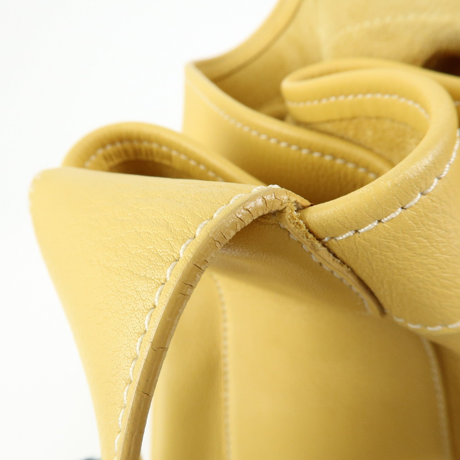 LOEWE Anton Anagram Leather Shoulder Bag Backpack and Pouch Yellow