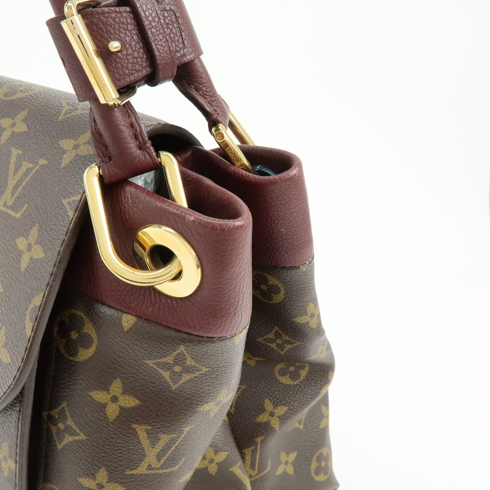 Louis Vuitton Monogram Olympe Canvas Hand Bag Shoulder Bag Brown M40579