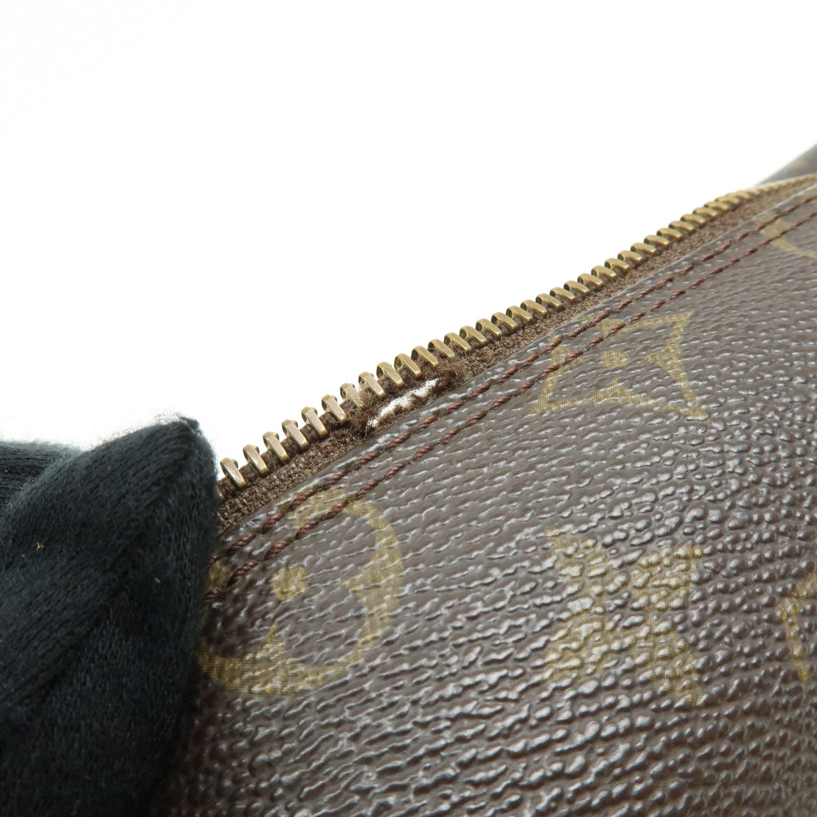Louis Vuitton Monogram Papillon 26 Hand Bag Brown M51366