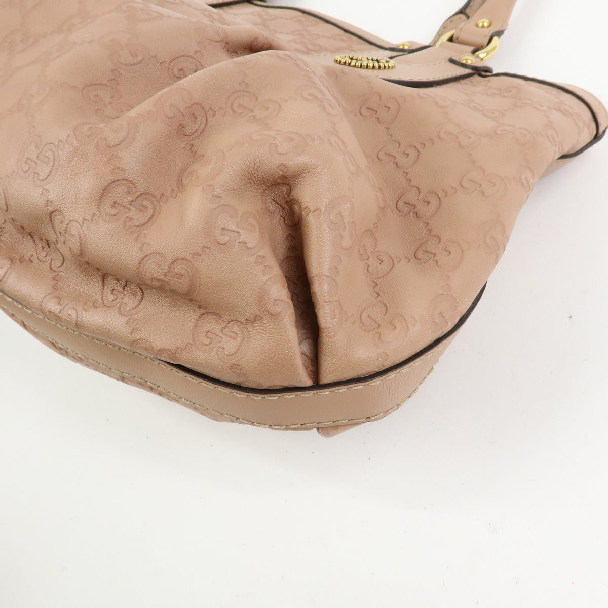 GUCCI Scarlett Guccissima Leather Tote Bag Hand Bag Pink 269953