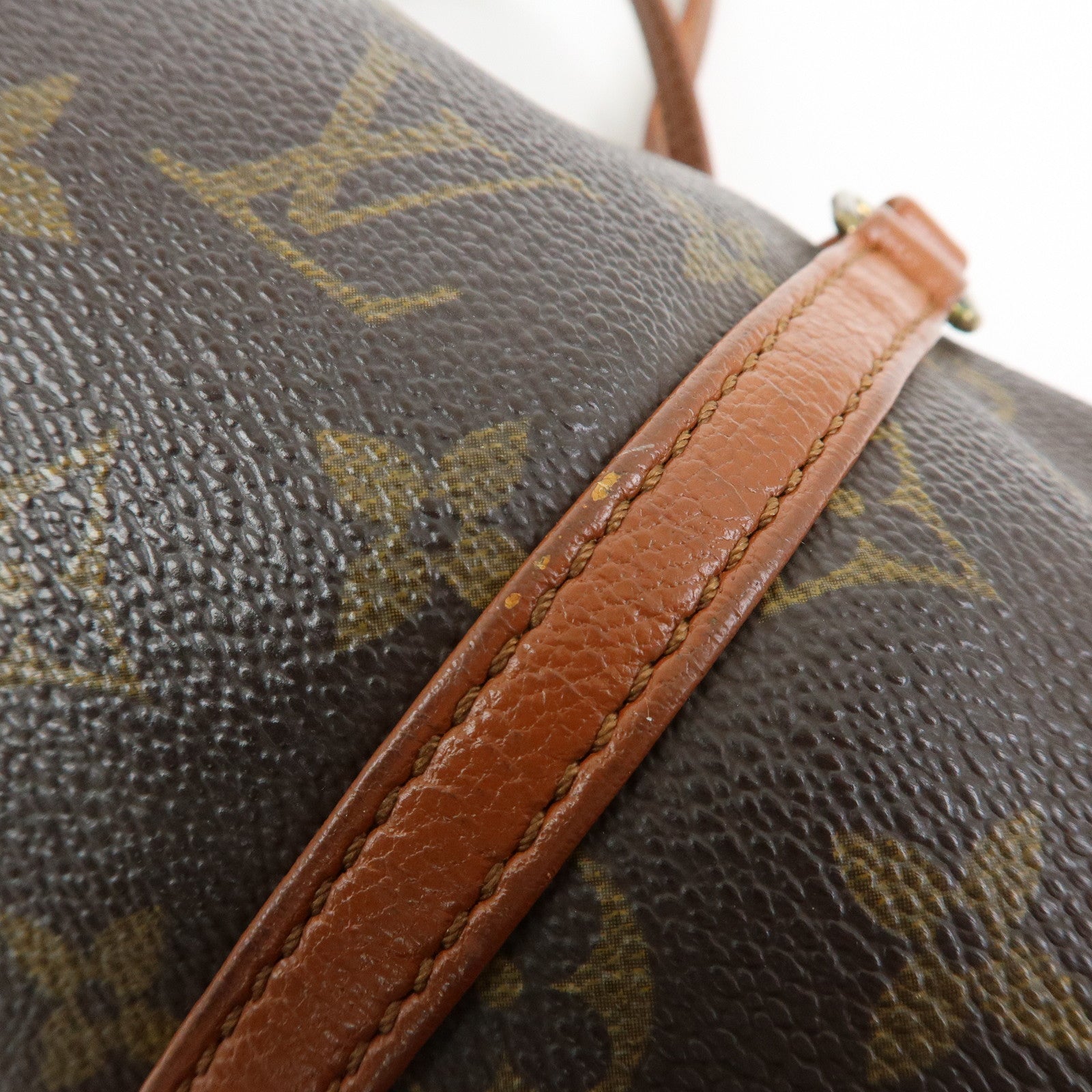 Louis Vuitton Monogram Papillon 26 Hand Bag Brown M51366