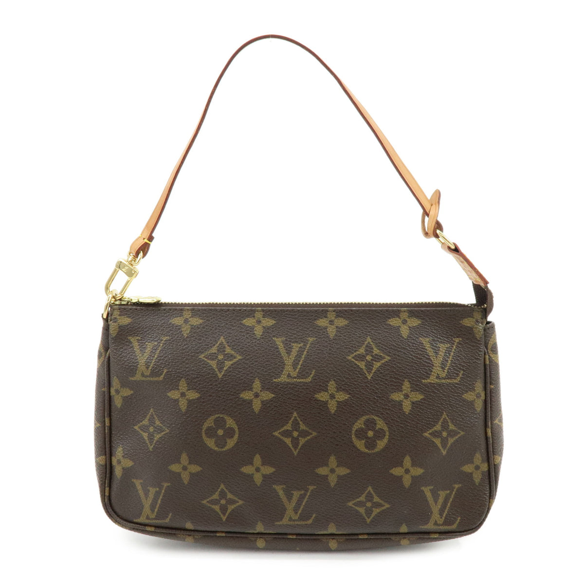 Louis Vuitton Monogram Pochette Accessoires Pouch Hand Bag Brown M51980