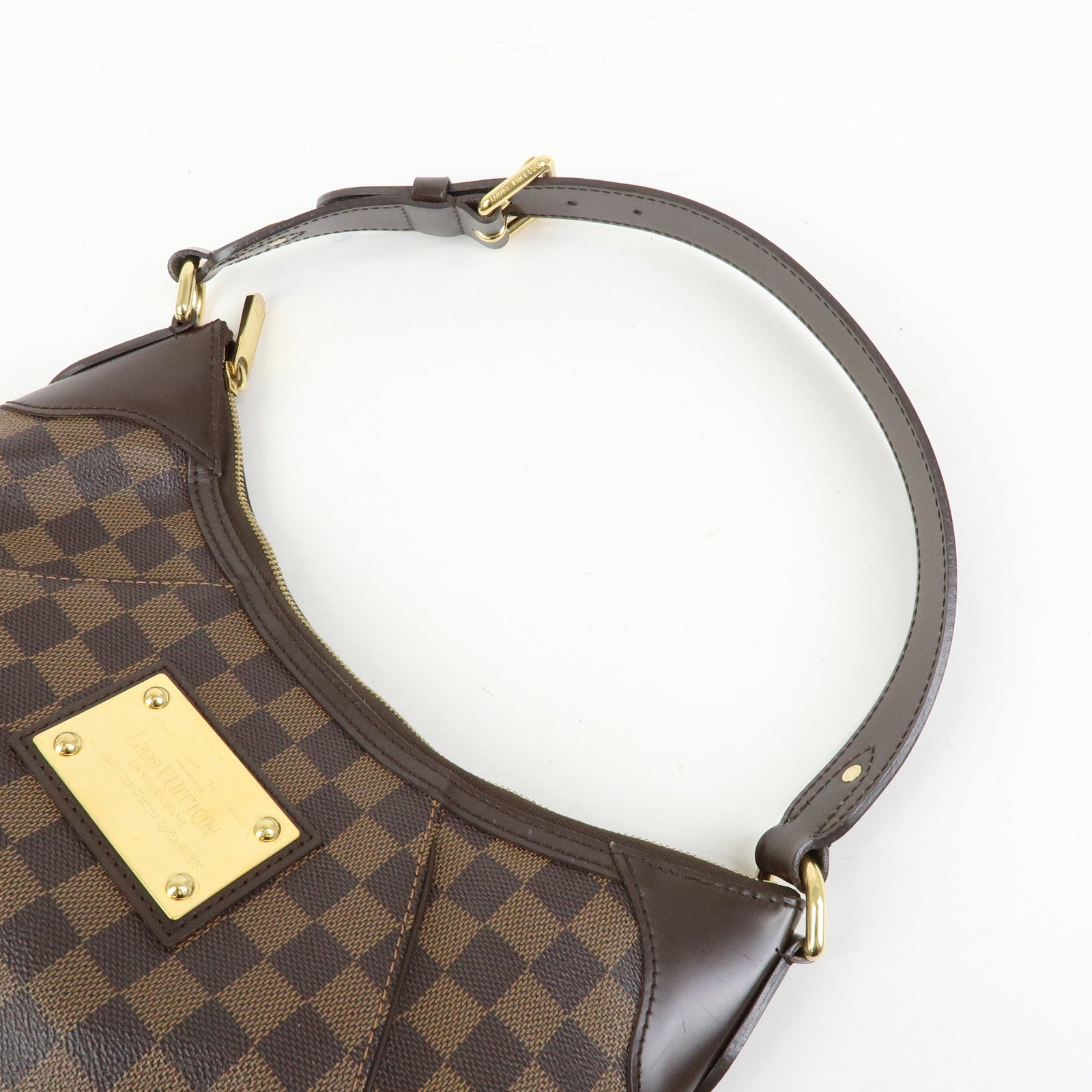 Louis Vuitton Damier Thames GM Shoulder Bag Brown N48181