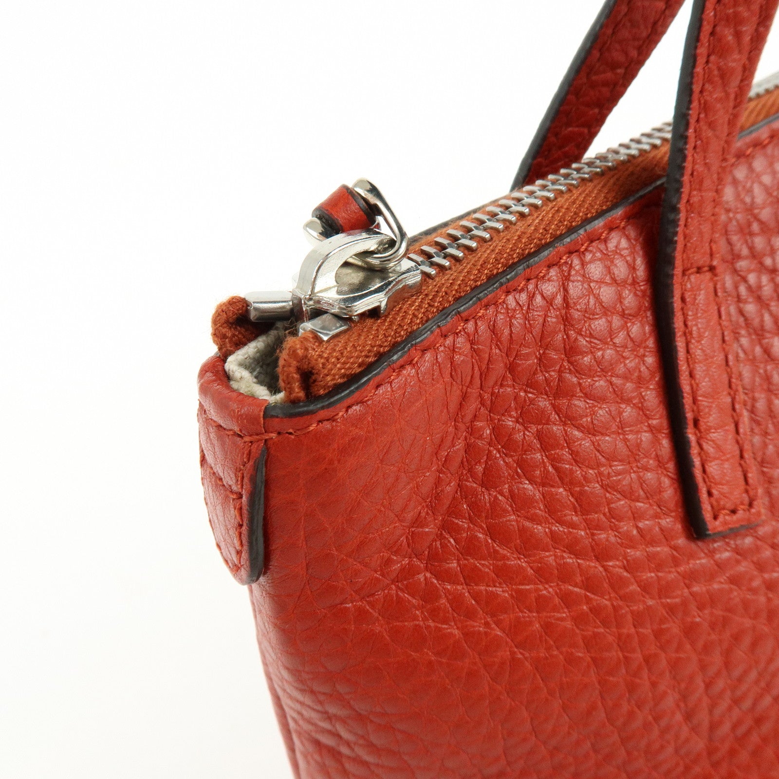 GUCCI Children's Interlocking G SOHO Leather Hand Bag Red 340618