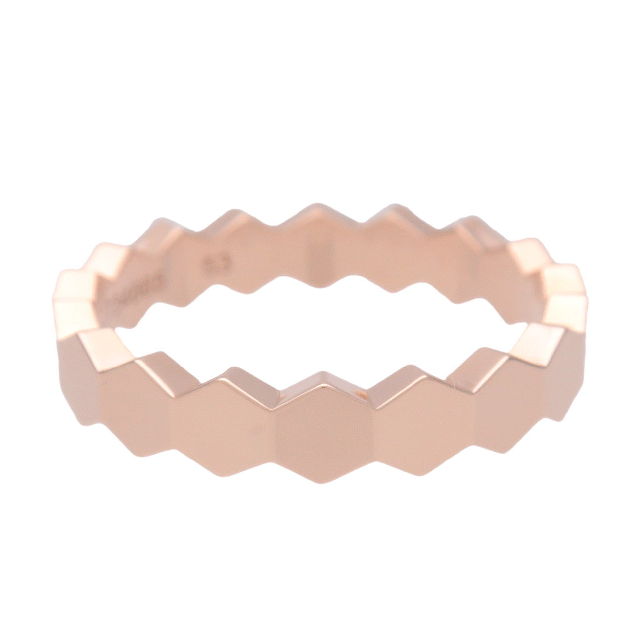 CHAUMET Bee My Love Honeycomb 1P Diamond Ring K18 750PG #53 081931