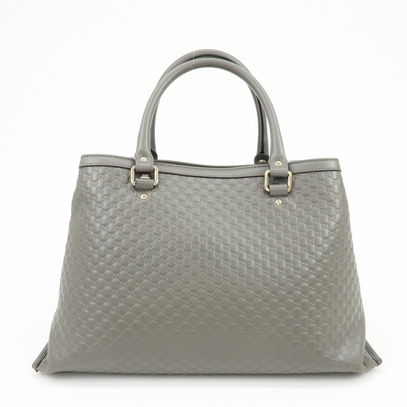 GUCCI Microguccissima Leather 2Way Bag Shoulder Bag Gray 510291