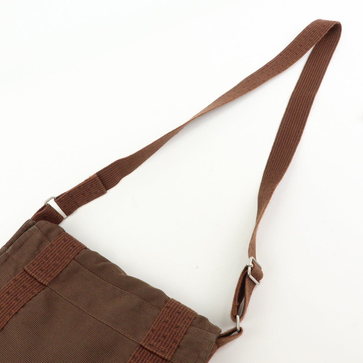 HERMES Herline Bassac PM Fourre Tout Shoulder Bag Crossbody Bag Brown