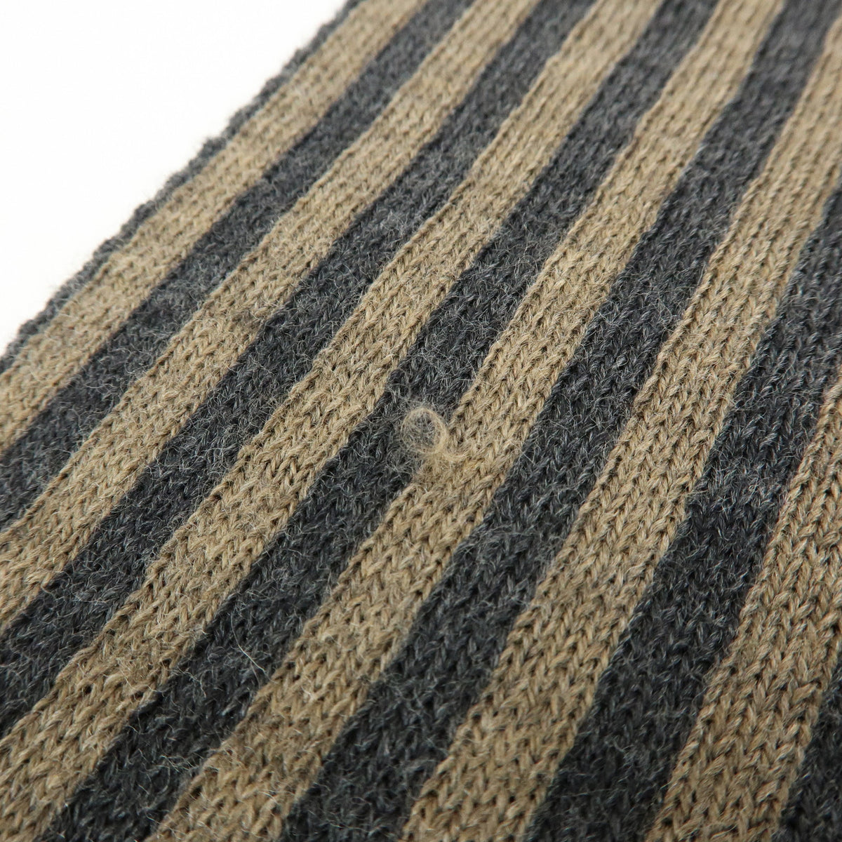 FENDI Zucca Pequin Wool 100% Knitted Shawl Scarf Brown