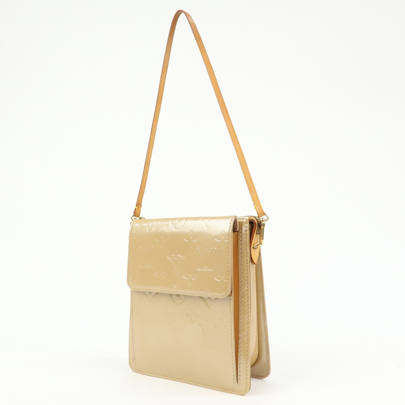 Louis Vuitton Monogram Vernis Motte Shoulder Bag Noisette M91337