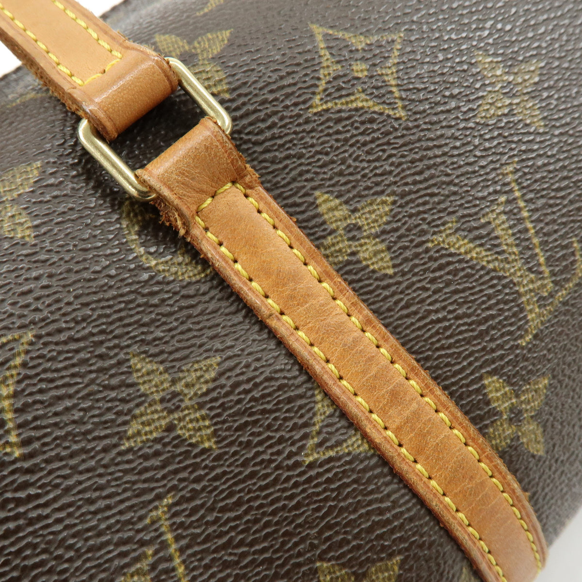 Louis Vuitton Monogram Papillon 30 Hand Bag Brown M51385