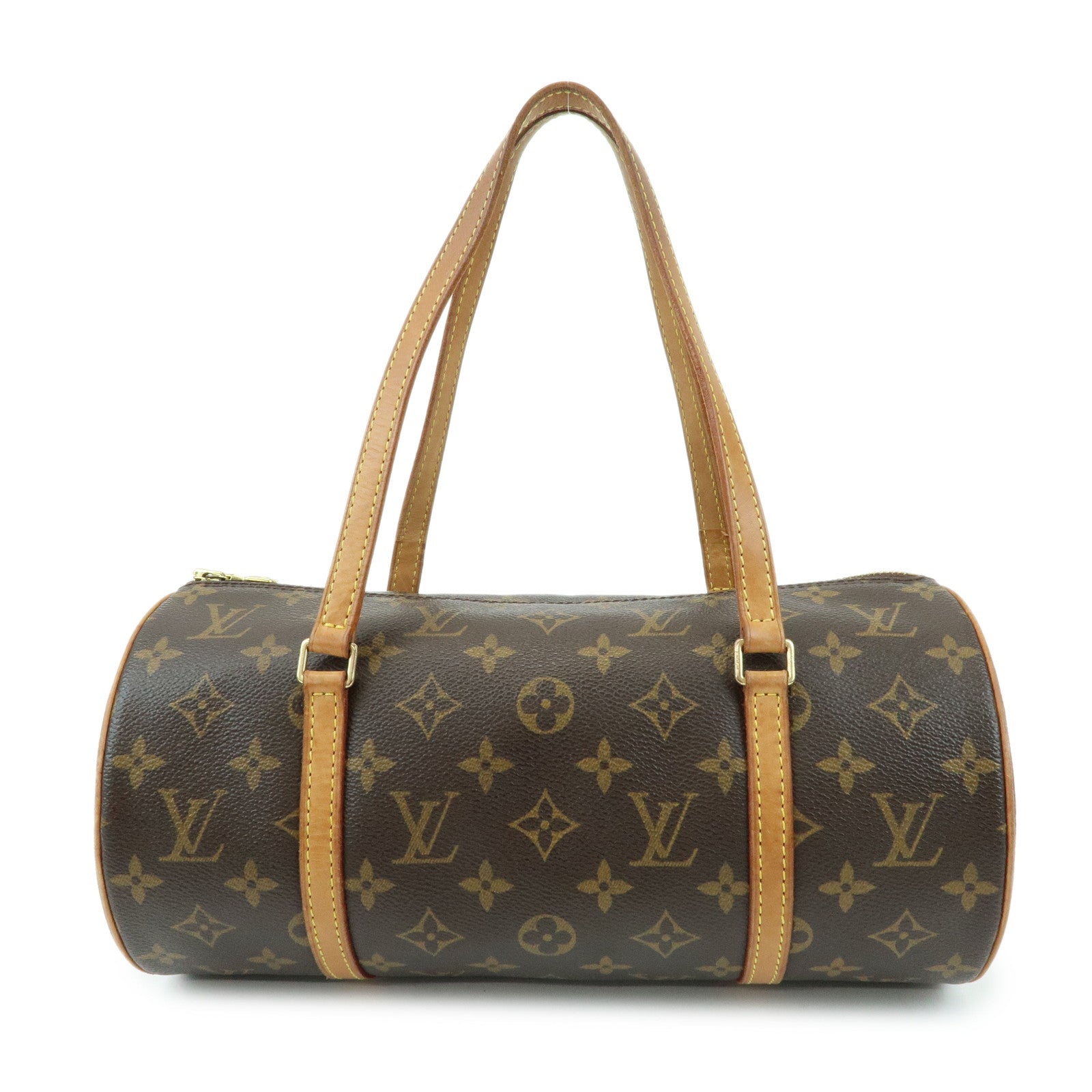Louis Vuitton Monogram Canvas Leather Papillon 30 Brown M51385