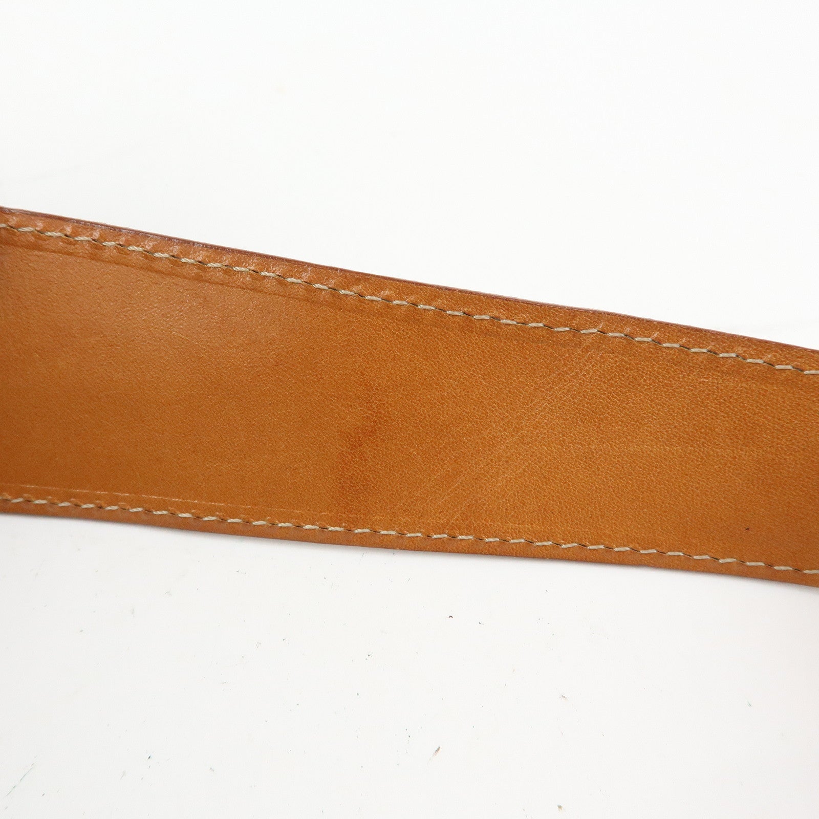 CELINE Macadam PVC Leather Shoulder Bag Brown
