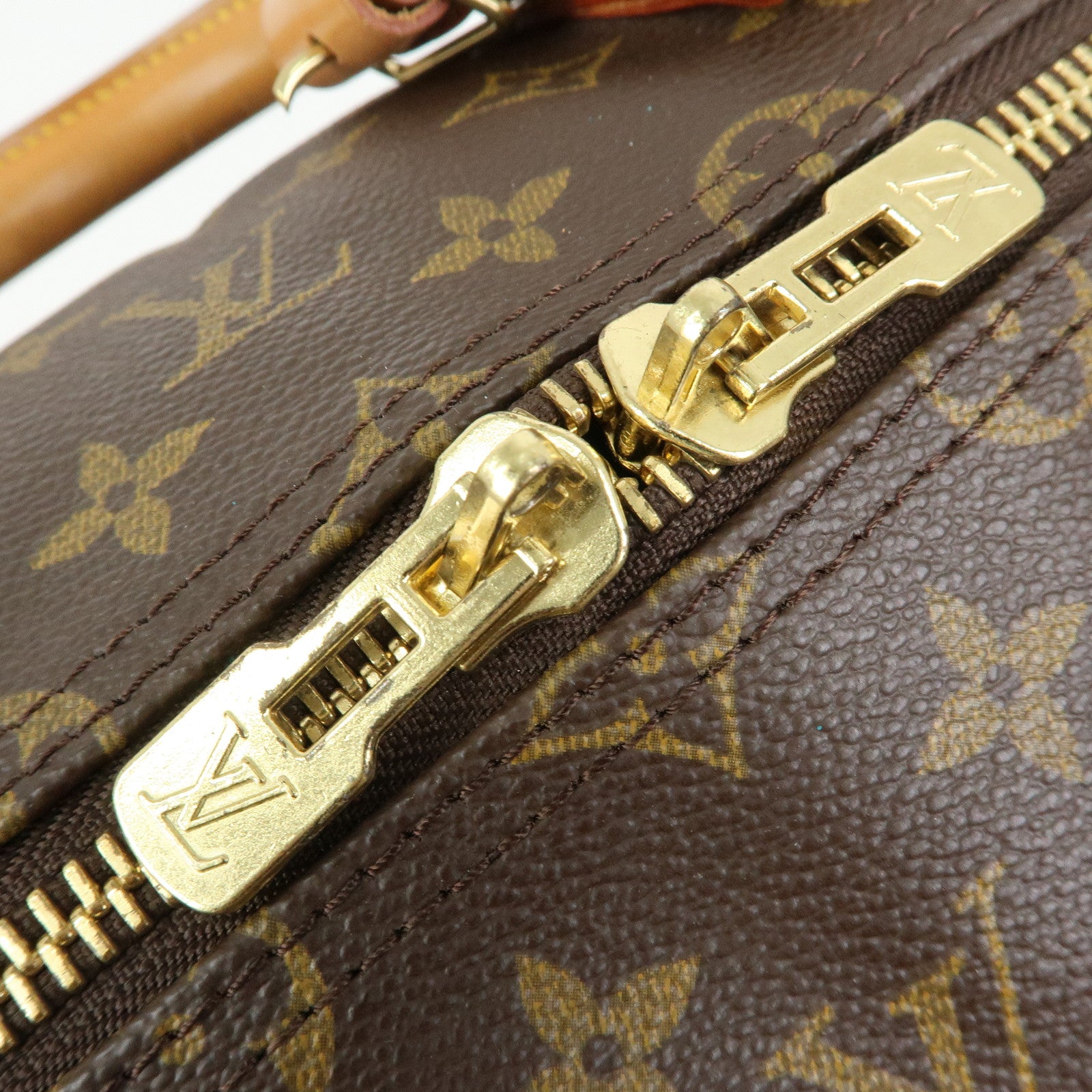 Louis Vuitton Keep All Bandouliere 55 Boston Bag Brown M41414