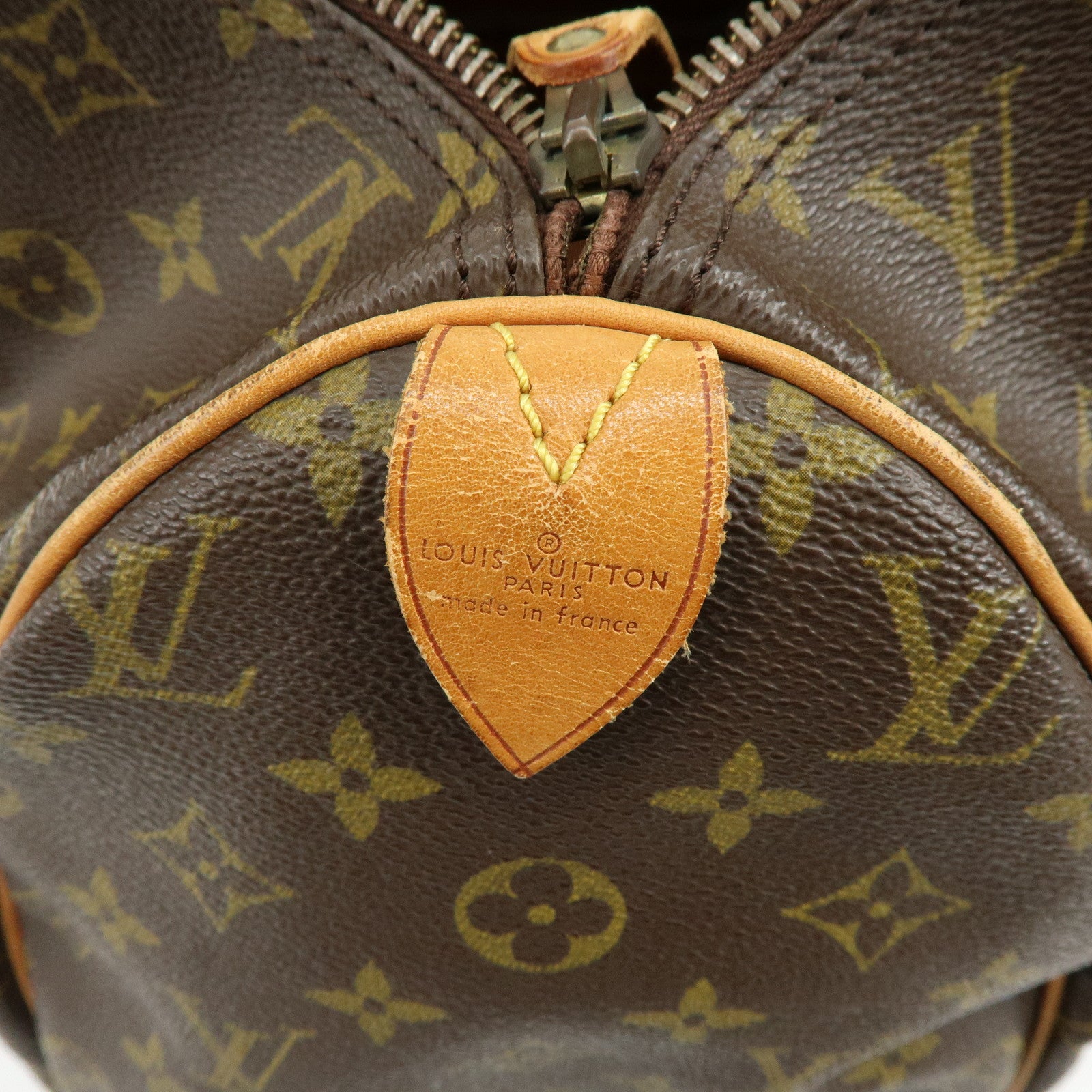 Louis Vuitton Monogram Speedy 40 Hand Bag Boston Bag Brown M41522
