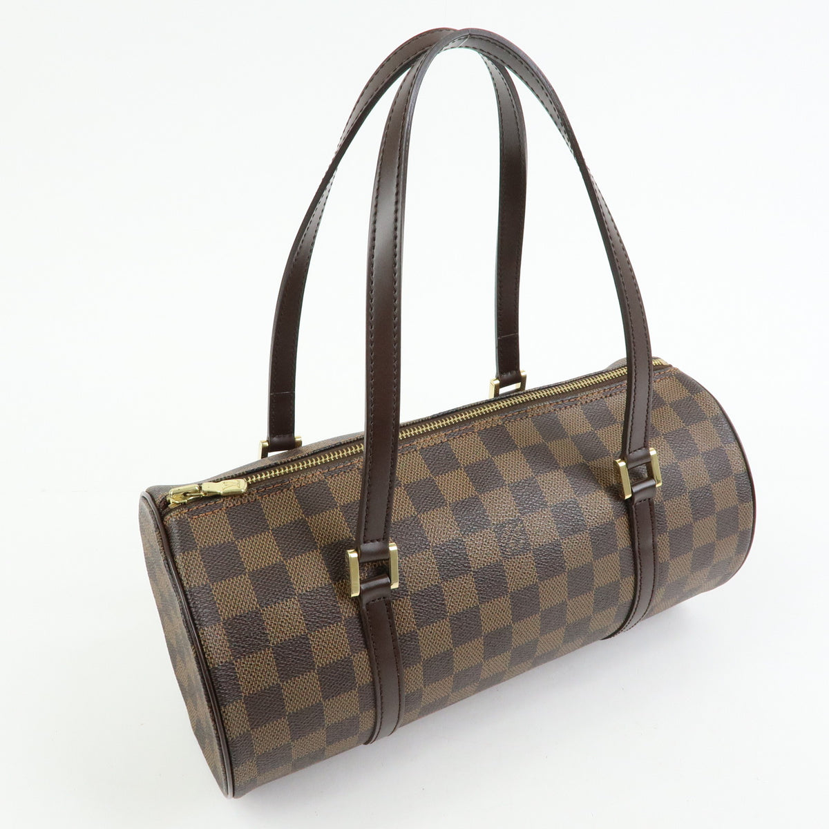 Louis Vuitton Damier Ebene Papillon 30 Hand Bag Brown N51303