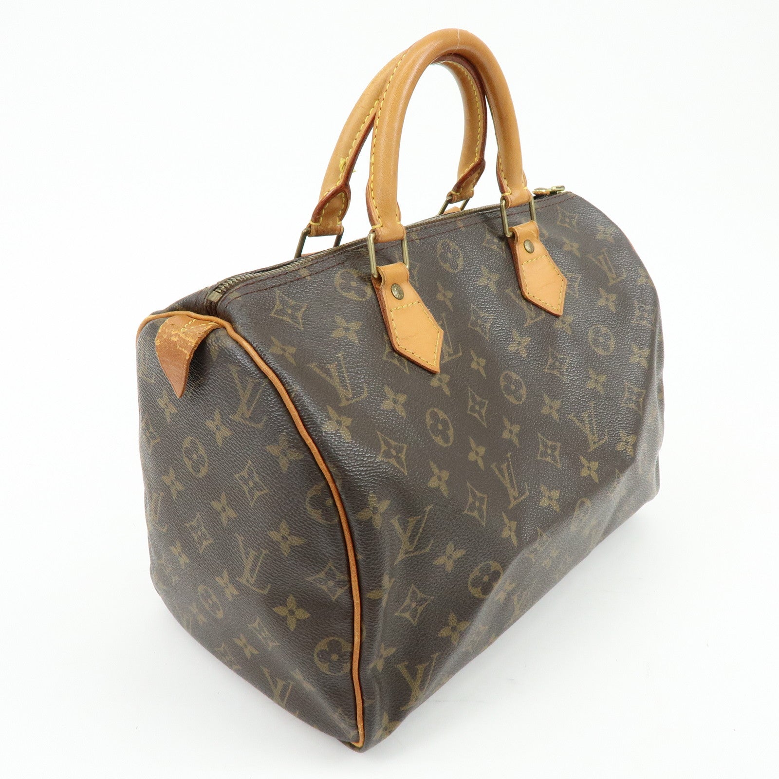 Louis Vuitton Monogram Speedy 30 Boston Bag Hand Bag Brown M41526