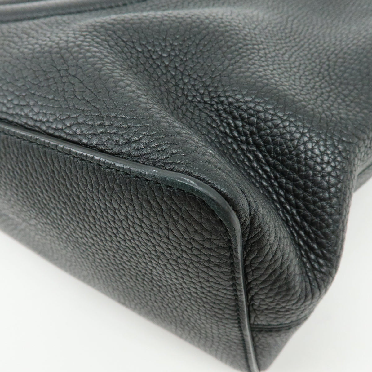 GUCCI SOHO Interlocking G Leather 2Way Hand Shoulder Bag Black 536194