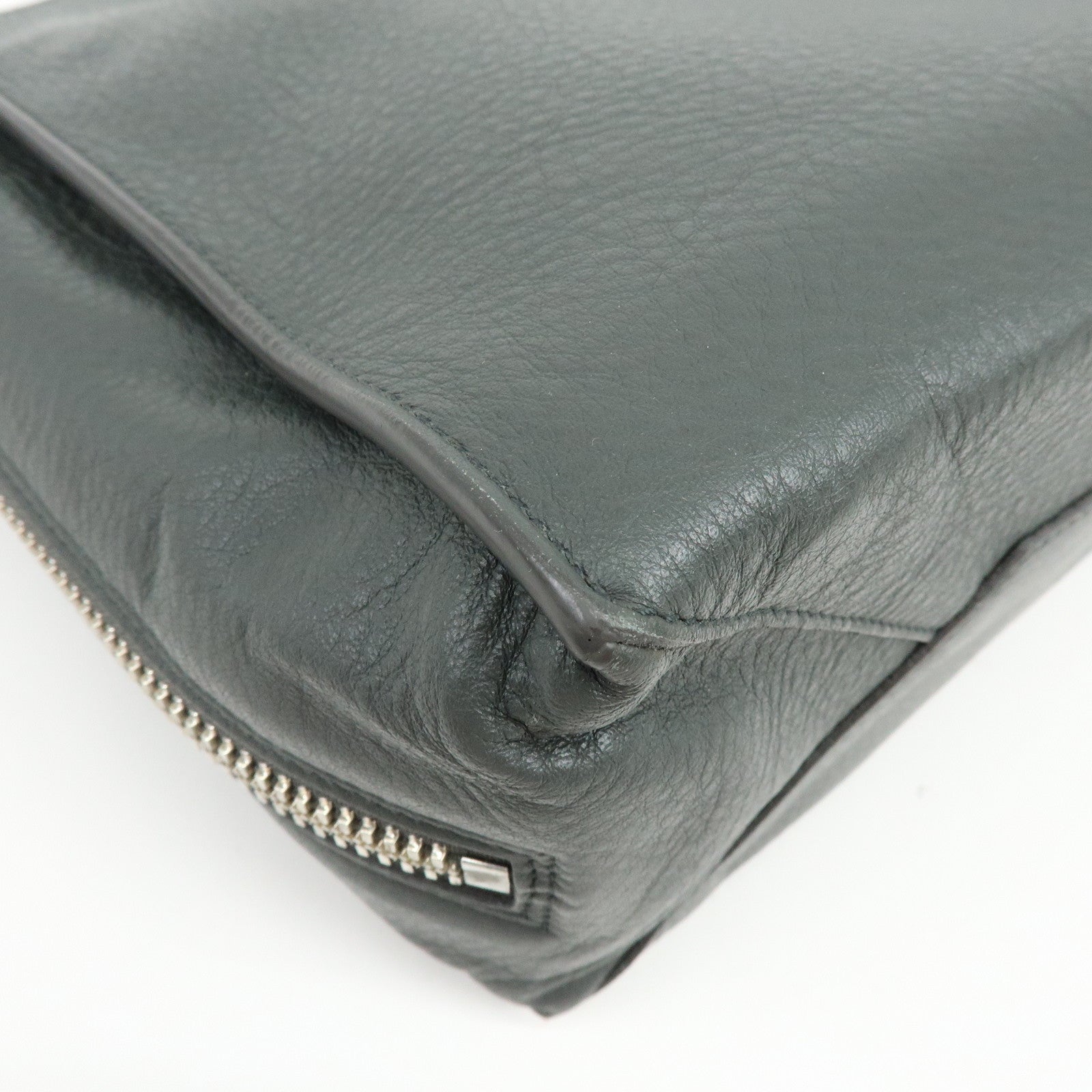 BALENCIAGA The Paper Shoulder Bag Hand Bag Grey 432596