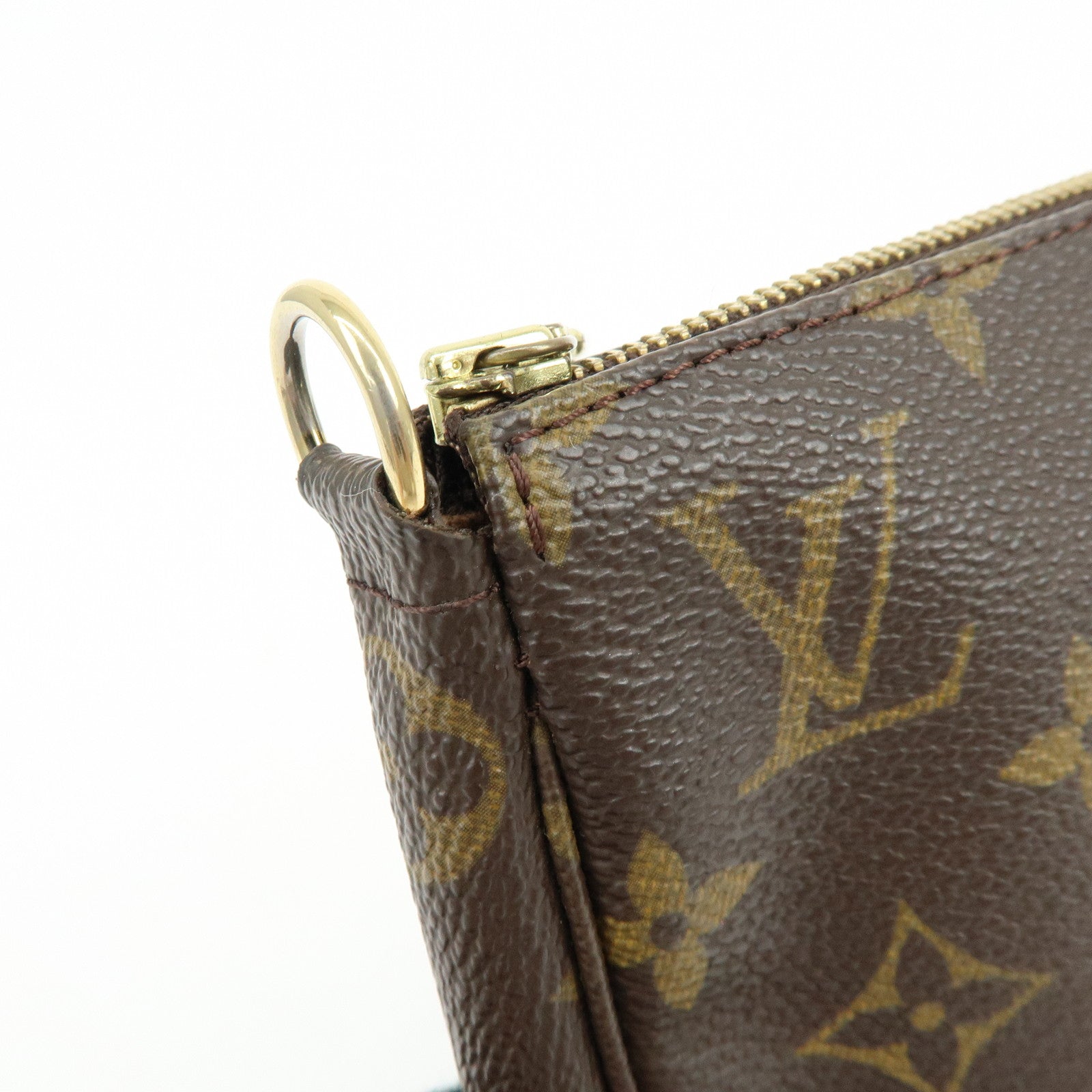 Louis Vuitton Monogram Pochette Accessoires Pouch with Strap Set M51980