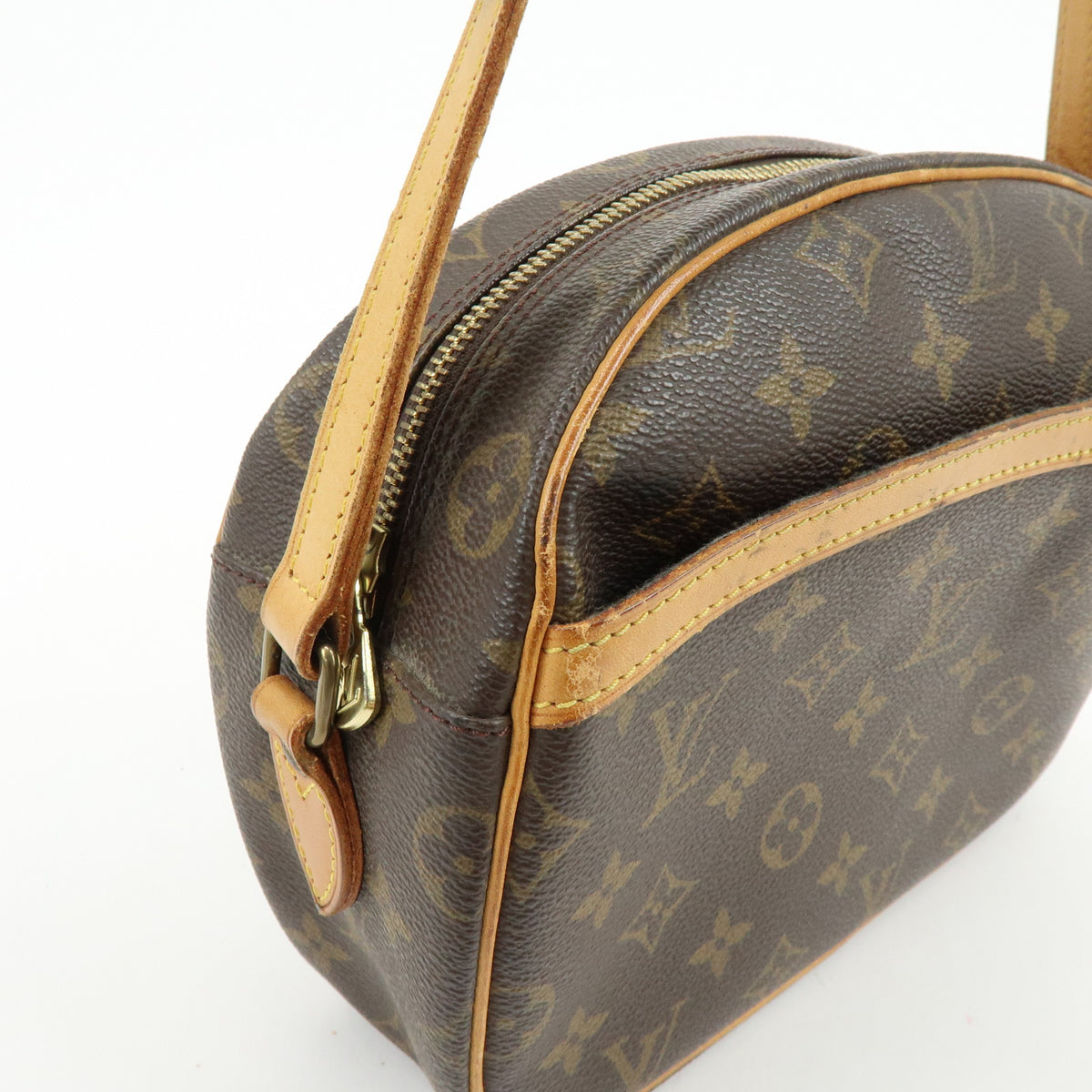 Louis Vuitton Monogram Blois Crossbody Shoulder Bag Brown M51221