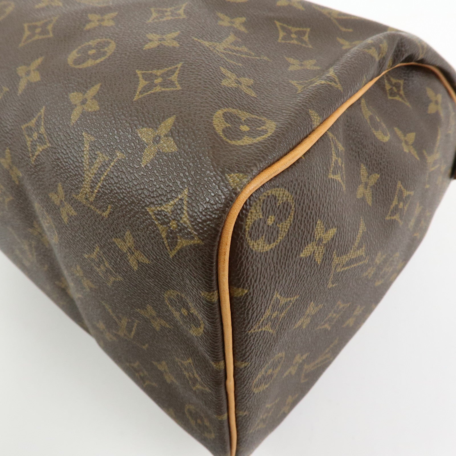 Louis Vuitton Monogram Speedy 35 Boston Bag Hand Bag Brown M41524