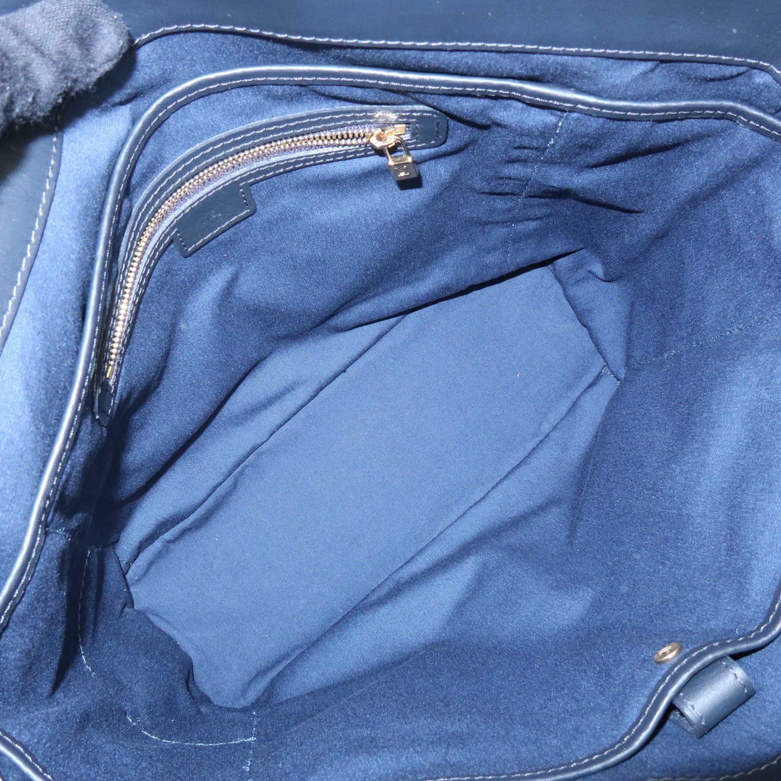 Louis Vuitton Monogram Mini Lucille GM Canvas Tote Bag Blue M92679