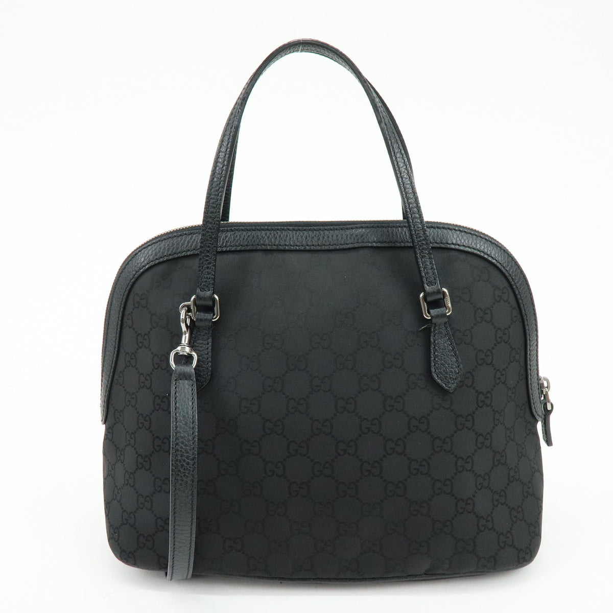 GUCCI Interlocking G GG Nylon 2Way Bag Hand Bag Shoulder Bag 420023