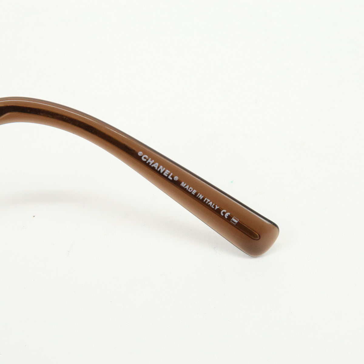 CHANEL Plastic Sunglasses AC1755967 65 □16 120 Brown Gold