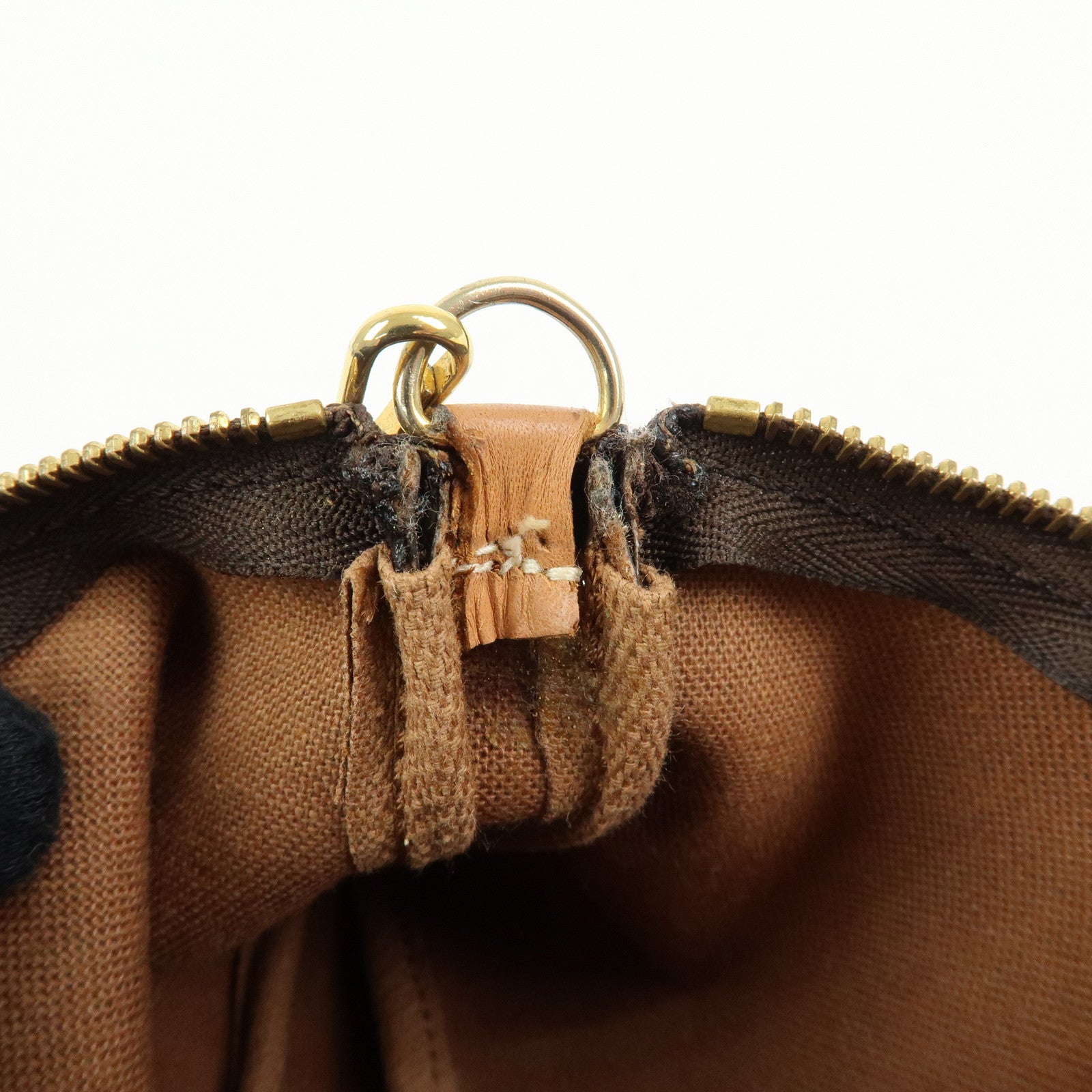 Louis Vuitton Monogram Canvas Mini Pouch For Sac Shopping GM Brown