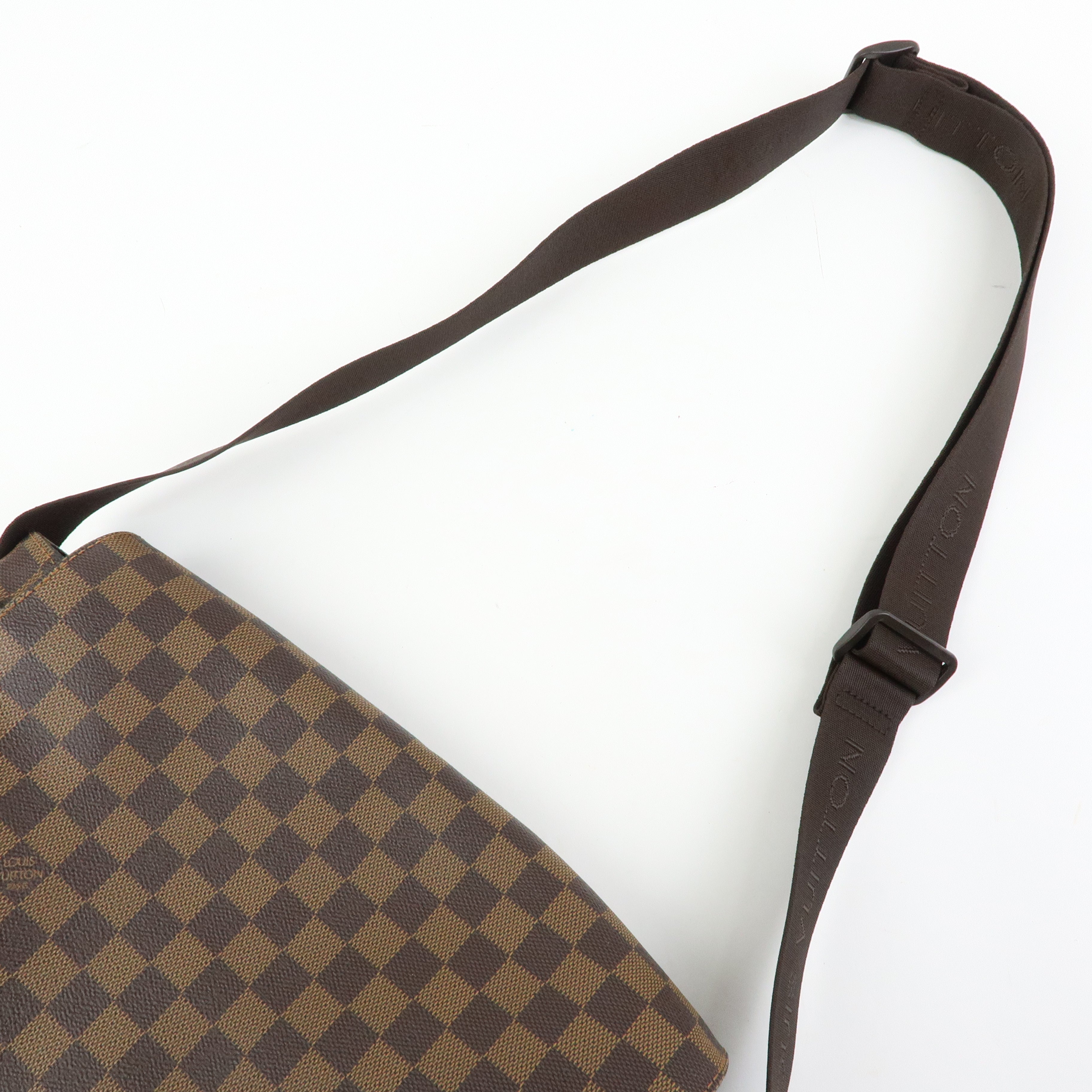 Louis Vuitton Damier Ebene Bastille Canvas Shoulder Bag N45258