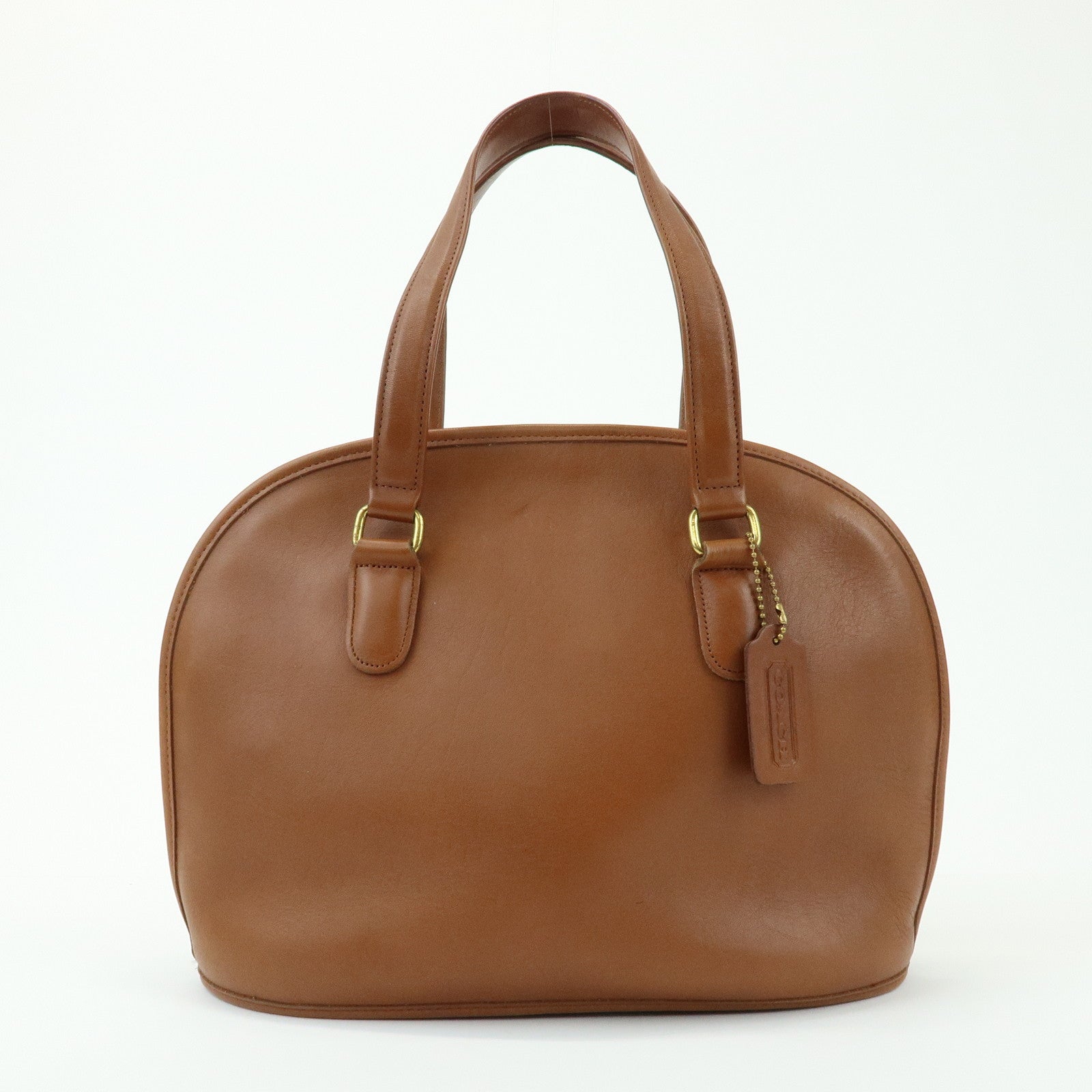 COACH Set of 3 Leather Hand Bag Shoulder Bag Brown Red