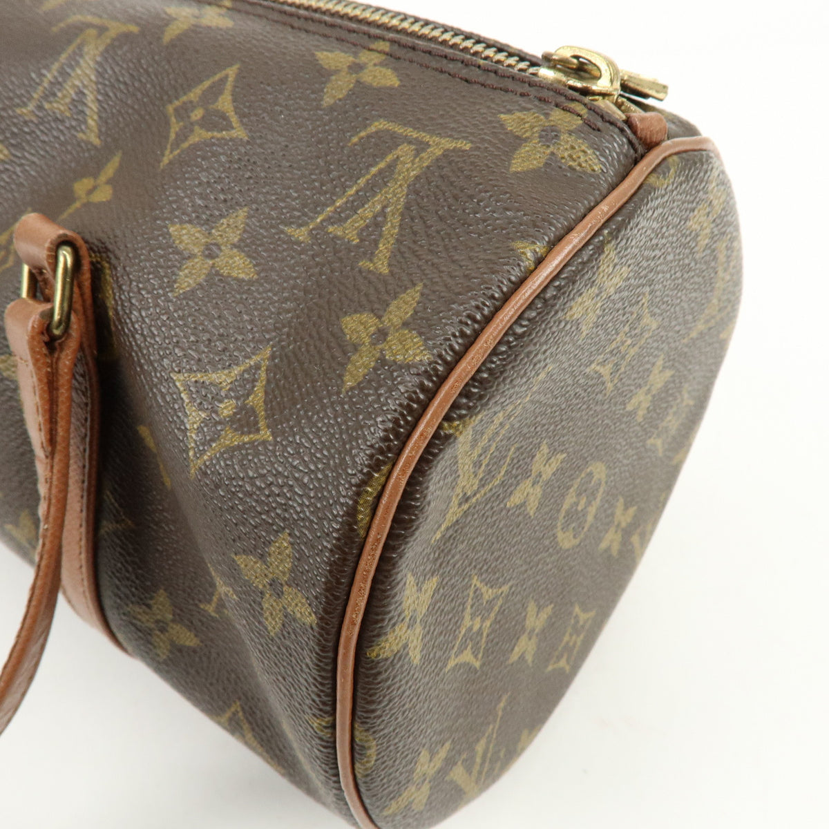 Louis Vuitton Monogram Papillon 30 Hand Bag Brown M51365