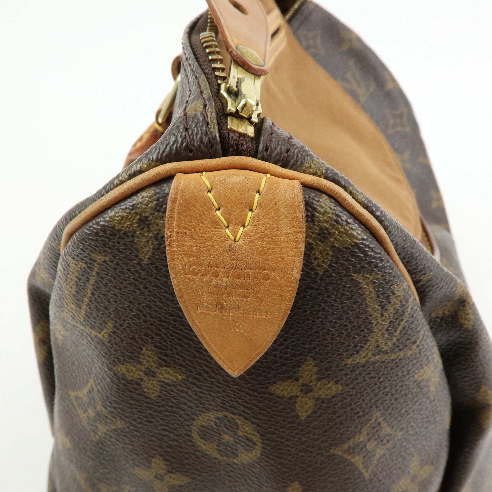Louis Vuitton Monogram Speedy 30 Boston Bag Hand Bag Brown M41526