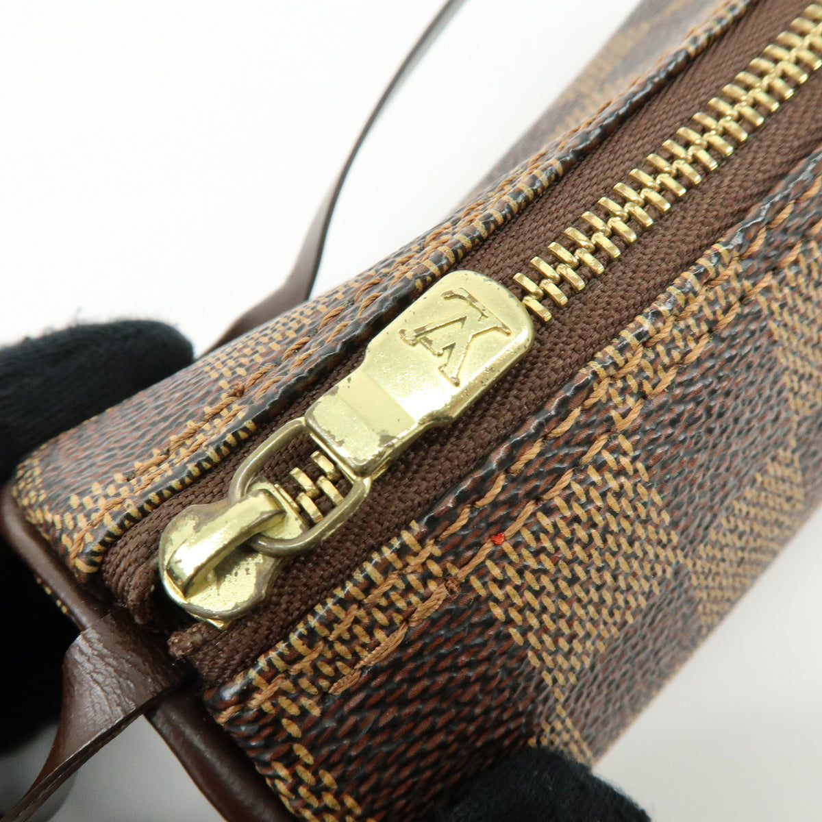 Louis Vuitton Damier Mini Pouch for Papillon Bag Ebene
