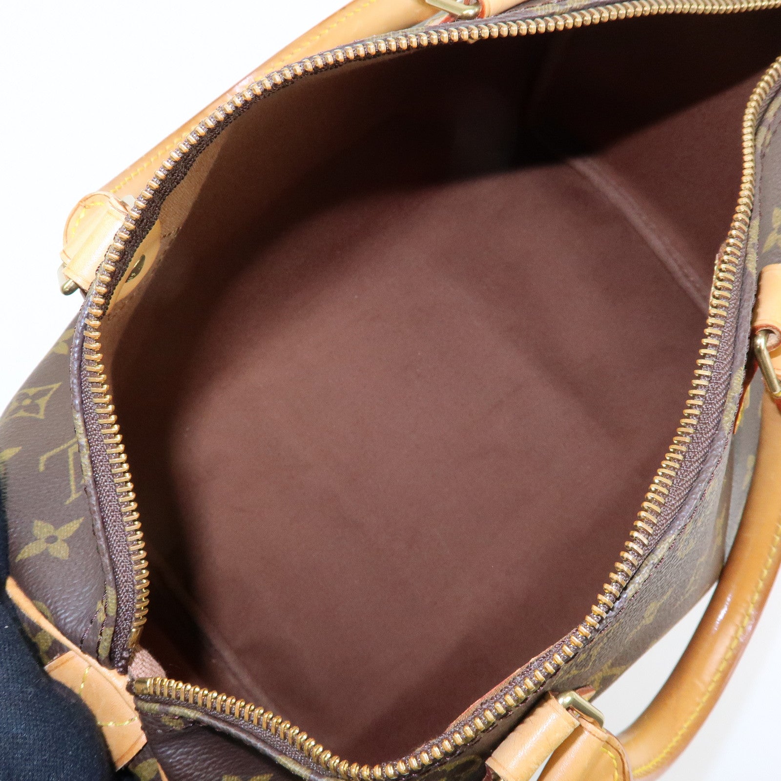 Louis Vuitton Monogram Speedy 30 Boston Bag Hand Bag Brown M41526