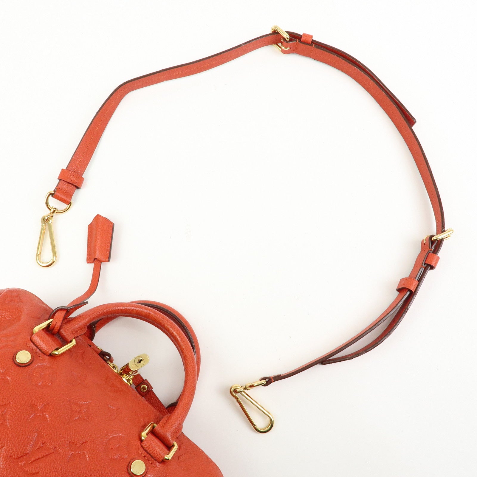 Louis Vuitton Monogram Empreinte Speedy Bandouliere 25 2Way Bag M40758