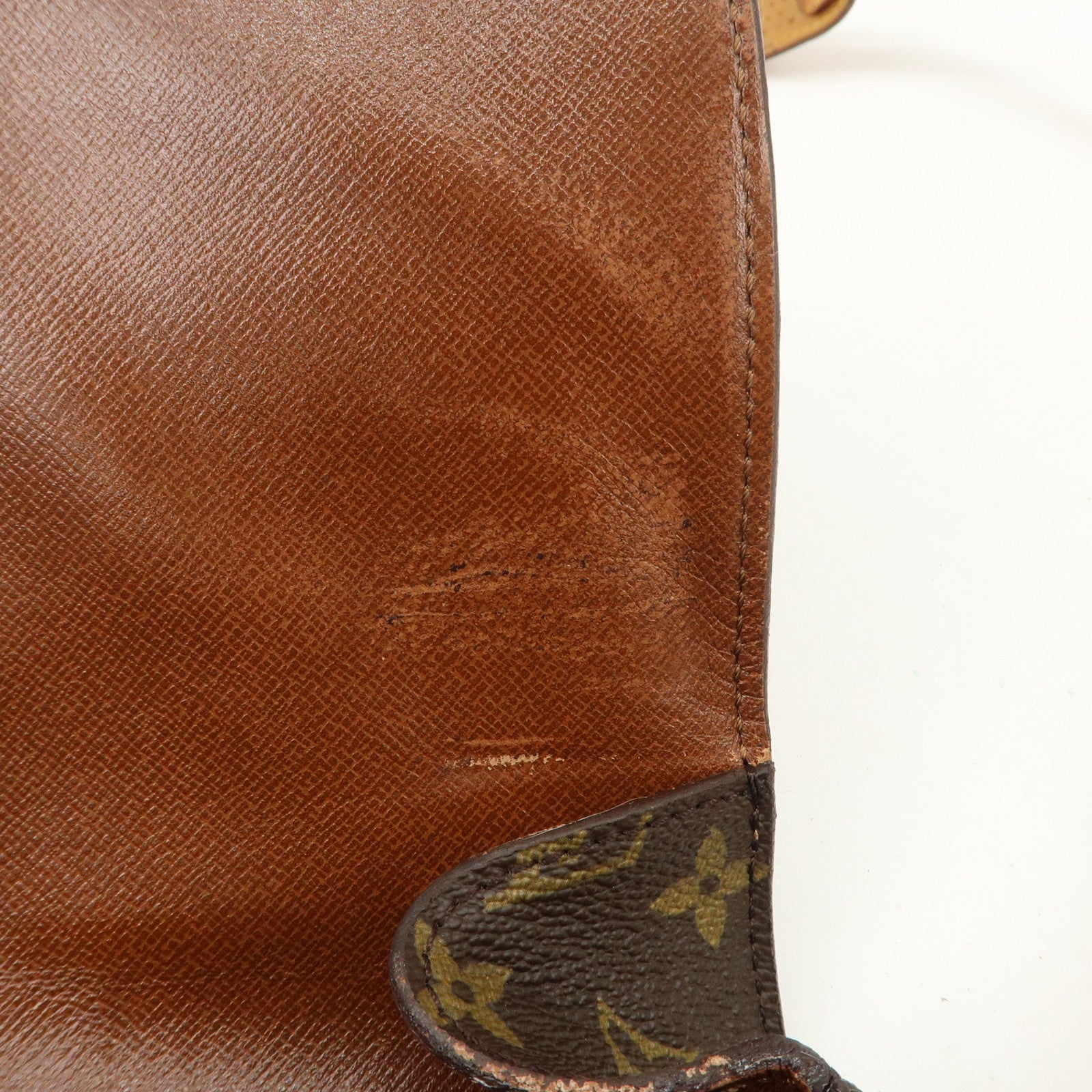 Louis Vuitton Monogram Saint Cloud GM Shoulder Bag Brown M51242 Used