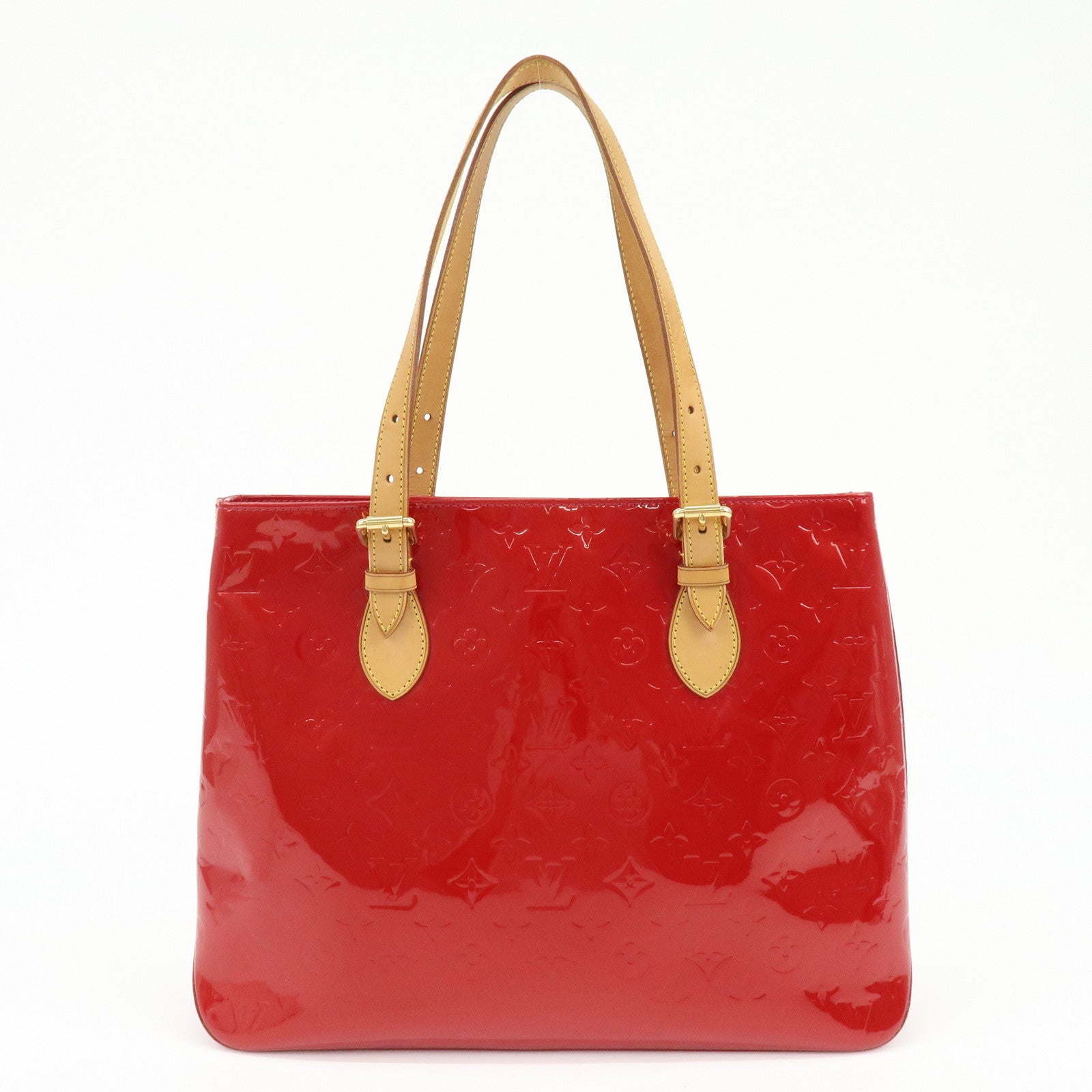 Louis Vuitton Monogram Vernis Brentwood Tote Bag Hand Bag M91989