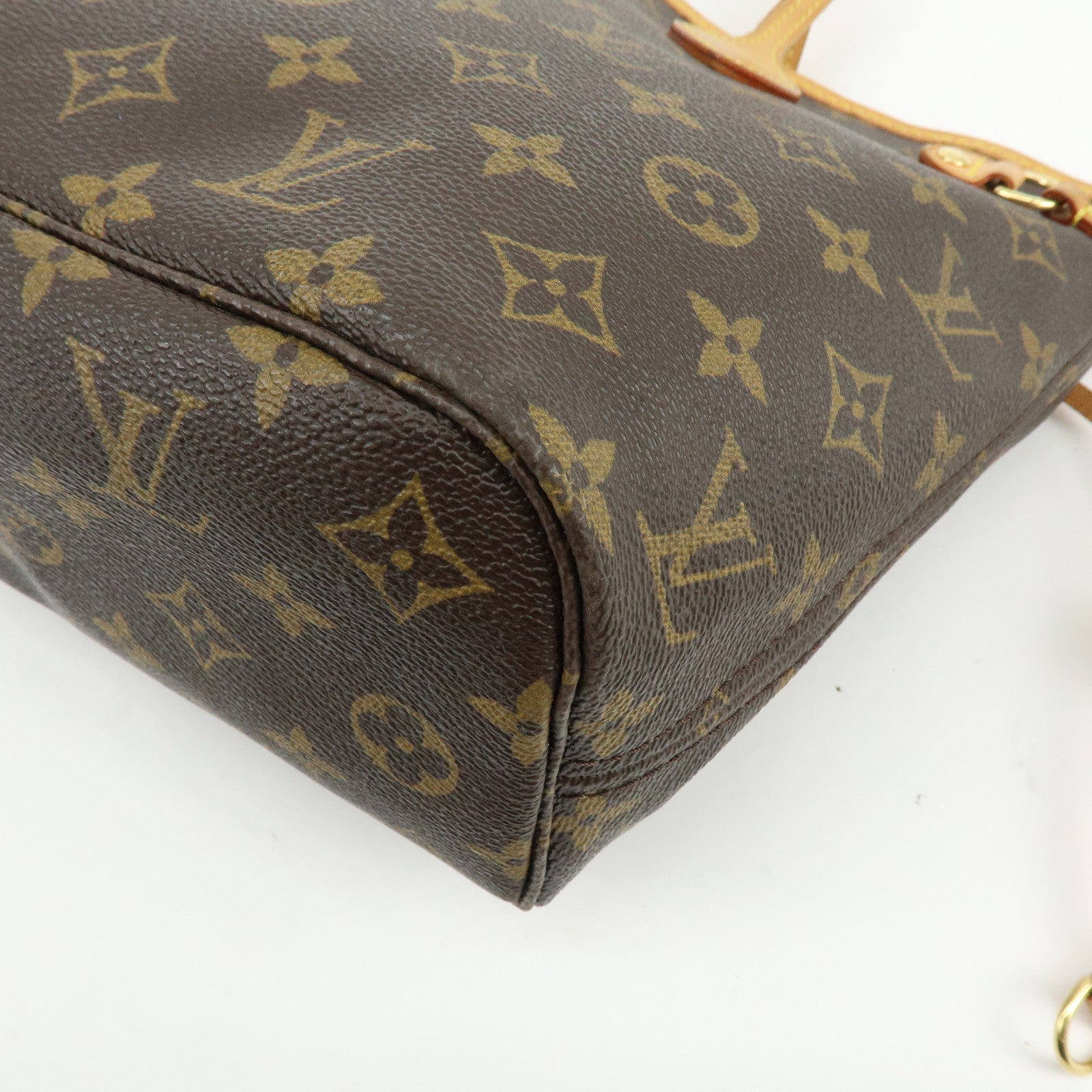 Louis Vuitton Monogram Neverfull PM Tote Bag Hand Bag Brown M40155