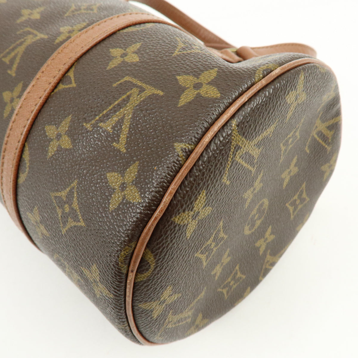 Louis Vuitton Monogram Papillon 30 Hand Bag Brown M51365