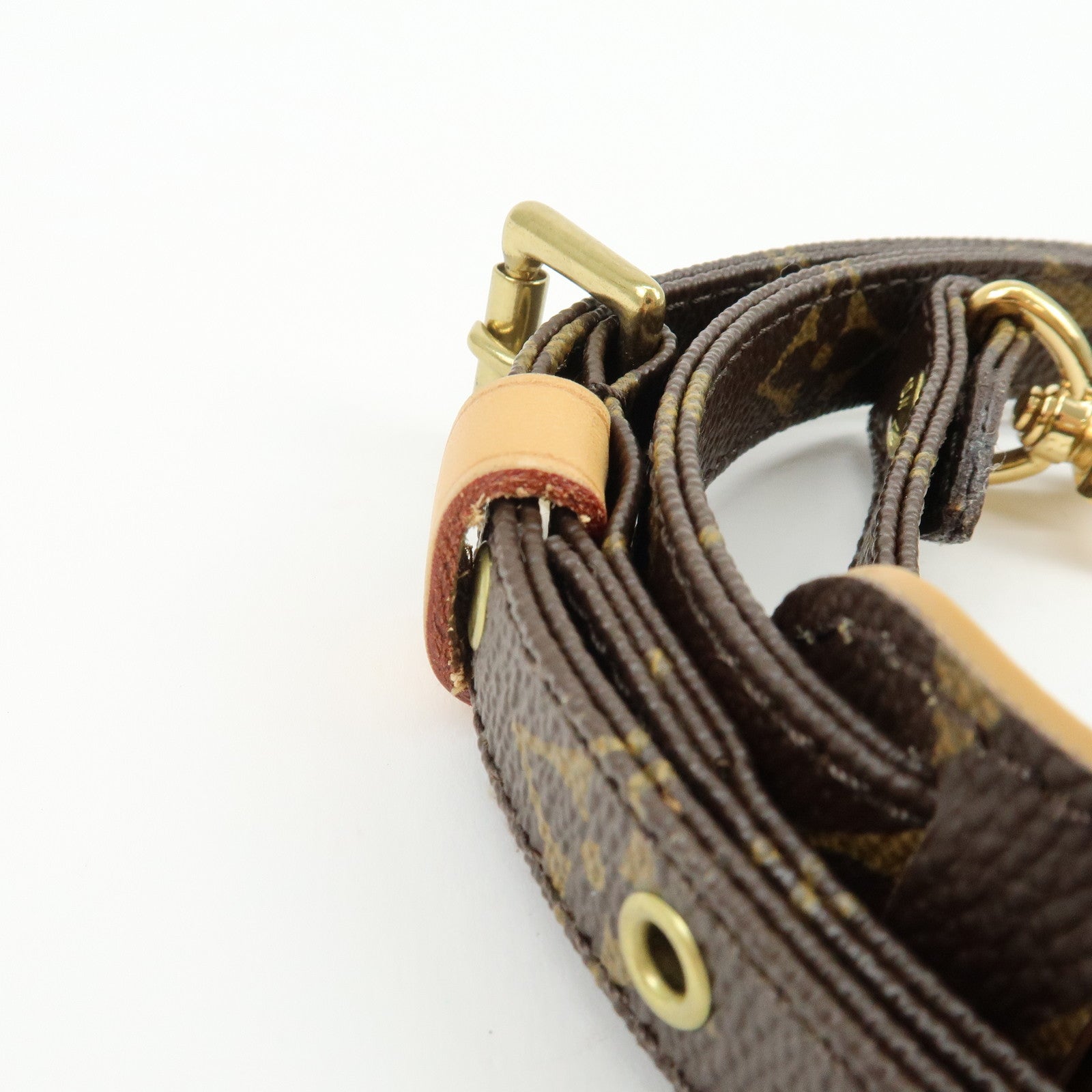 Louis Vuitton Monogram Adjustable Shoulder Strap Brown 120cm J52315