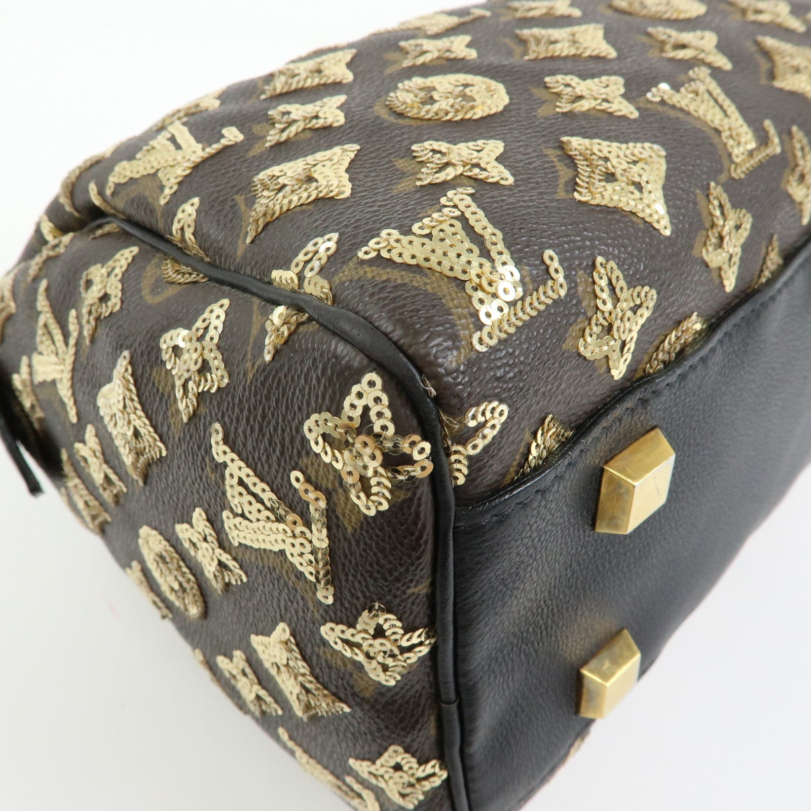 Louis Vuitton Monogram Eclipse Speedy 30 Hand Bag Noir M40244