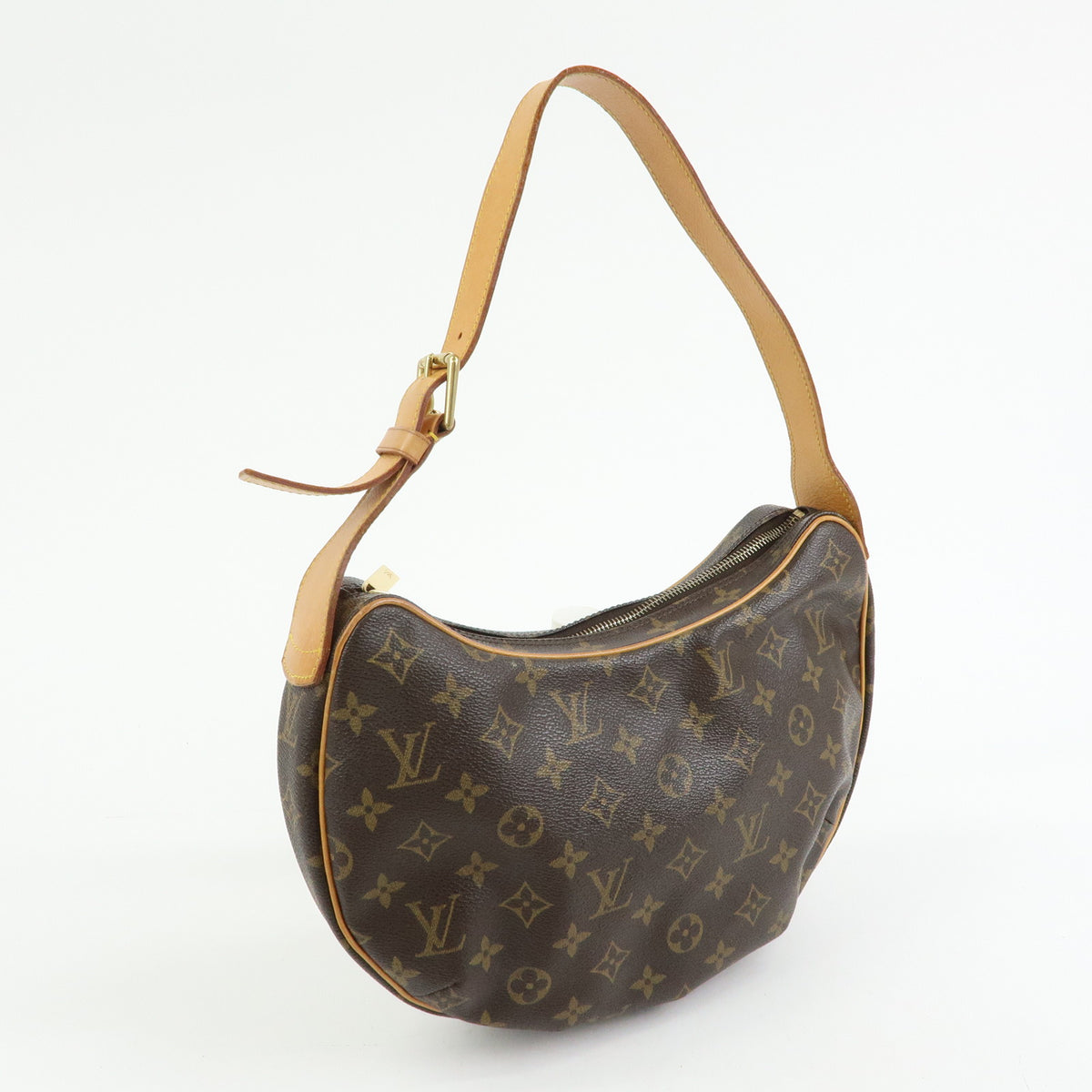 Louis Vuitton Monogram Croissant MM Shoulder Bag Brown M51512