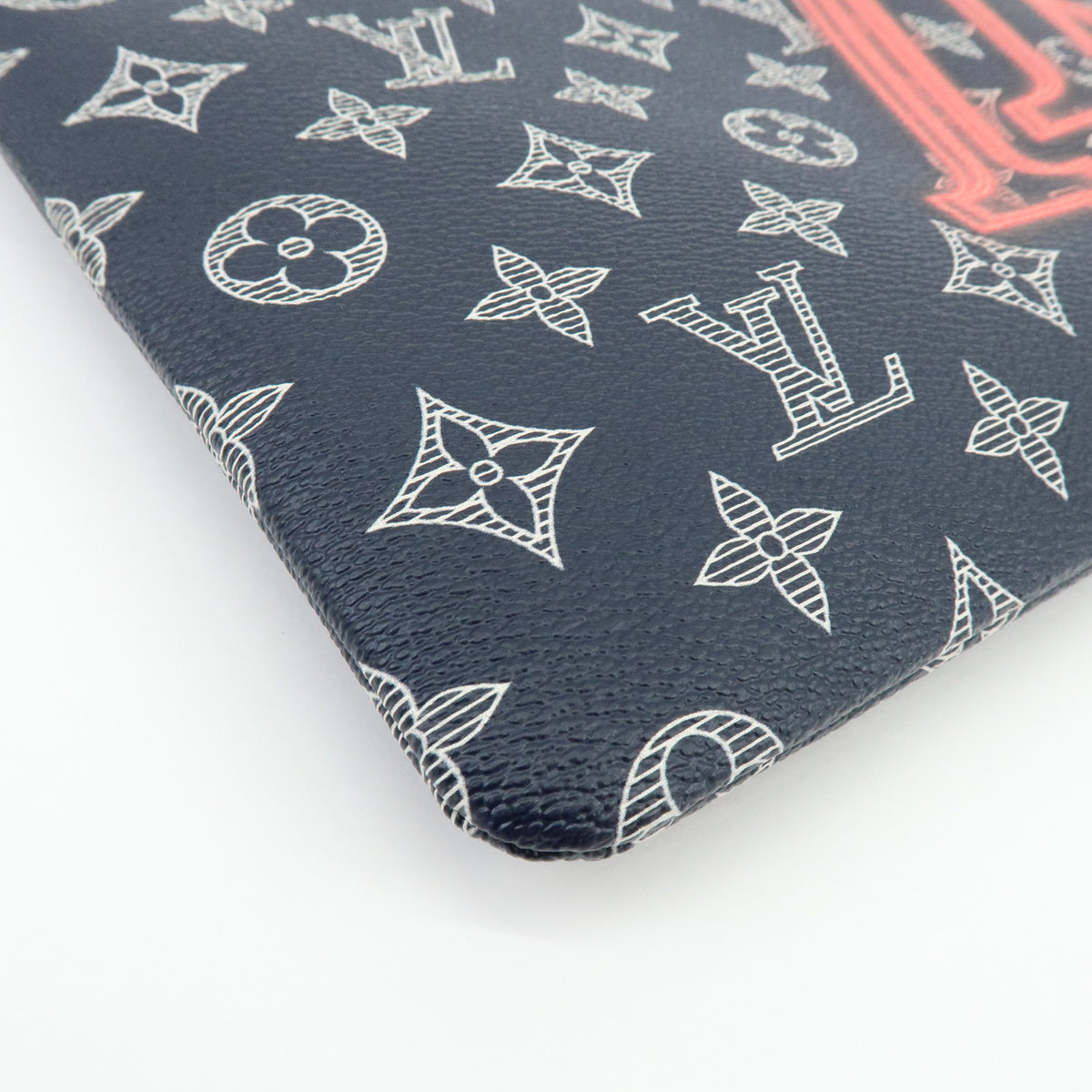 Louis Vuitton Monogram Ink Upside Down Pochette Apollo Navy M62905