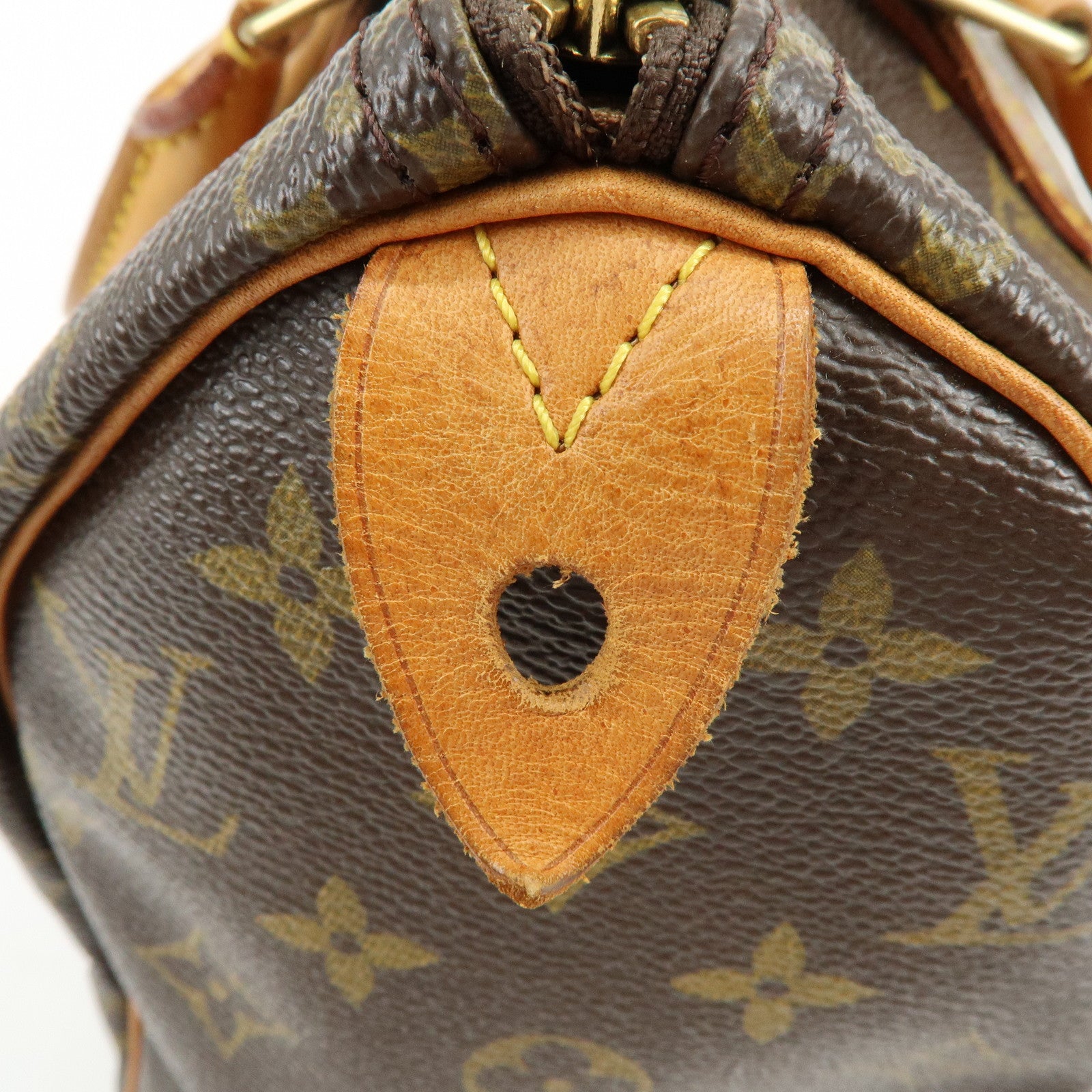 Louis Vuitton Monogram Speedy 25 Boston Bag Hand Bag Brown M41528